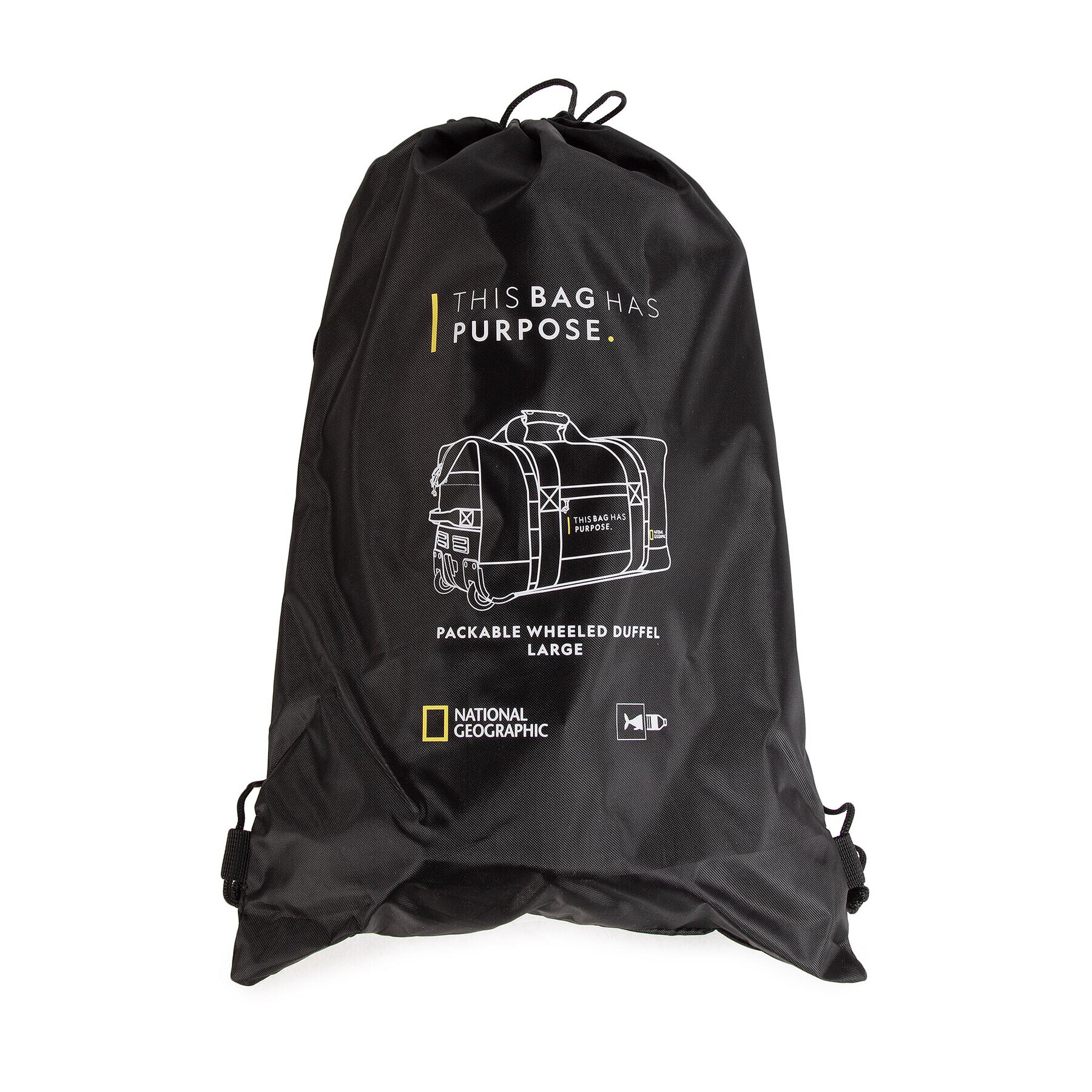 National Geographic Torbica Packable Wheeled Duffel Large N10444.06 Črna - Pepit.si