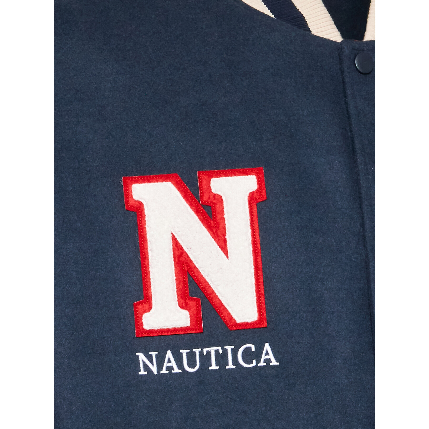 Nautica Bomber jakna Wilson N1G00392 Mornarsko modra Regular Fit - Pepit.si