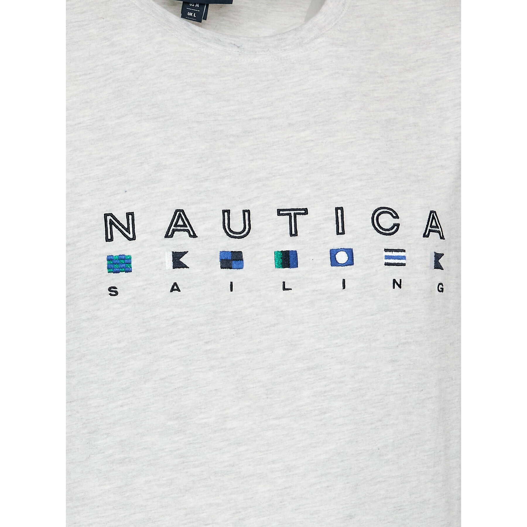 Nautica Majica Noah N1G00403 Siva Regular Fit - Pepit.si