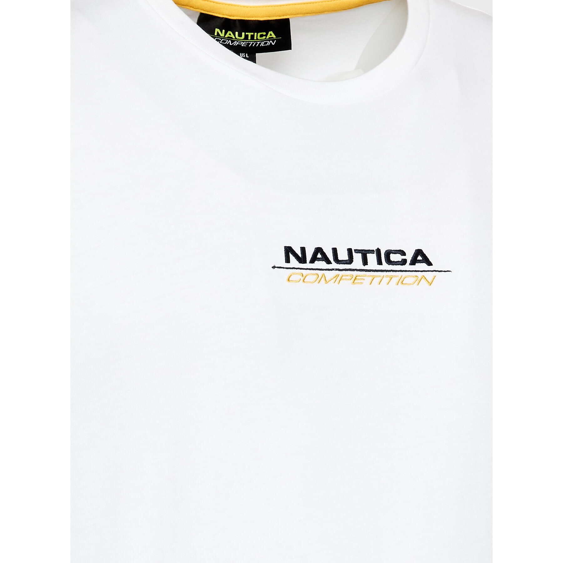 Nautica Majica Pooler N7G00749 Bela Regular Fit - Pepit.si