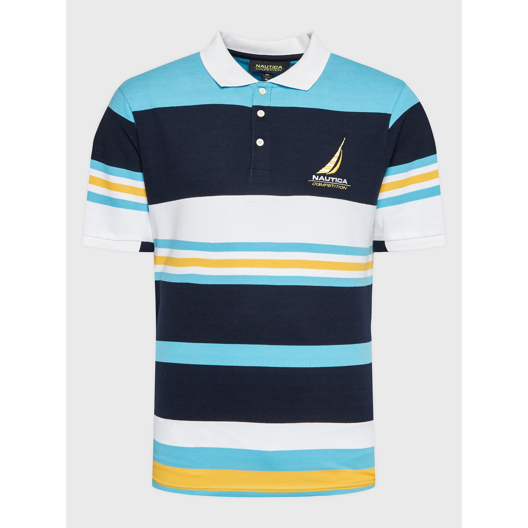 Nautica Polo majica Sampson N7G00766 Modra Regular Fit - Pepit.si