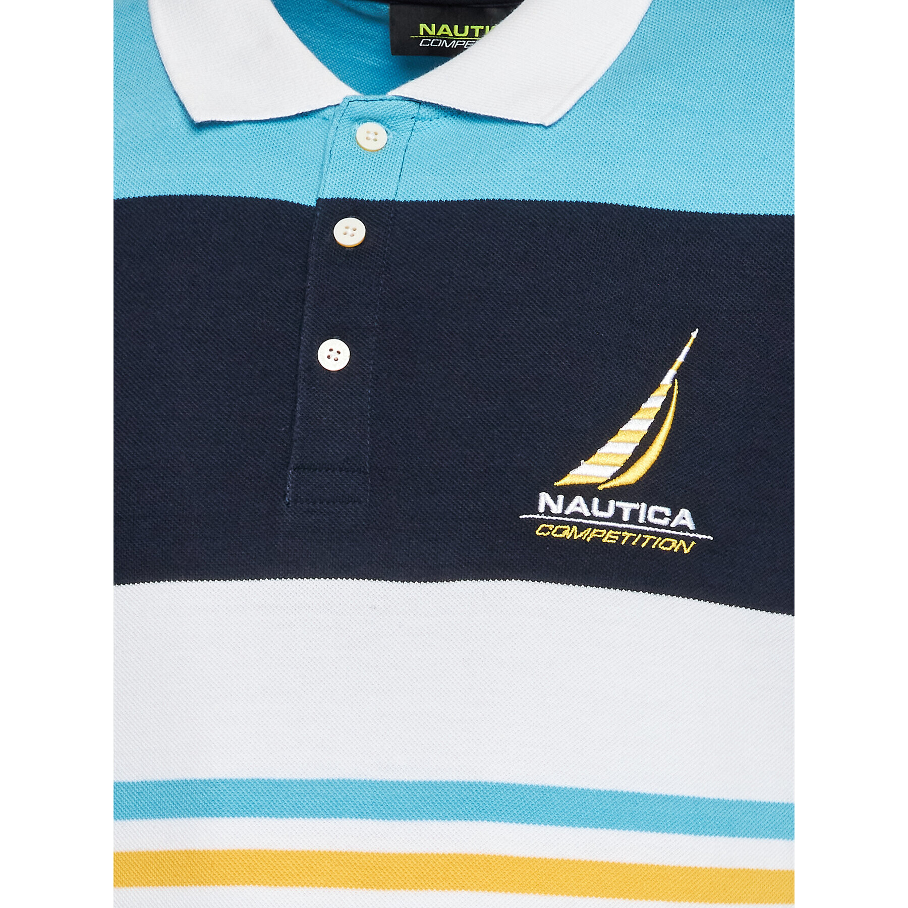 Nautica Polo majica Sampson N7G00766 Modra Regular Fit - Pepit.si