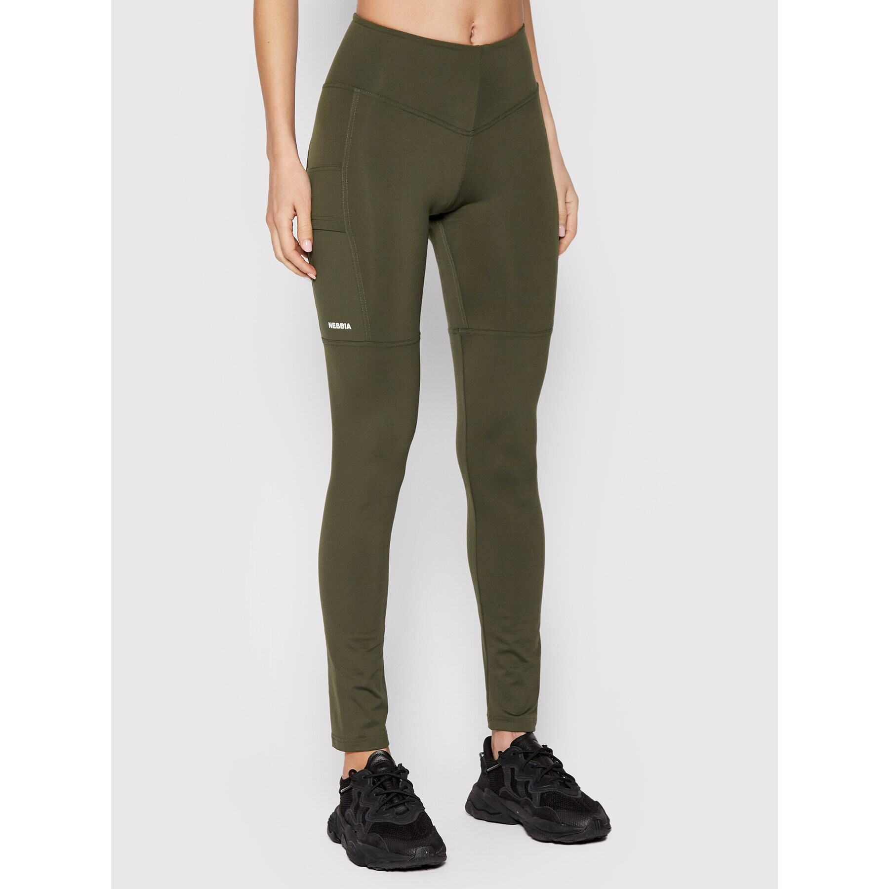 NEBBIA Pajkice High Waist Fitsmart 505 Zelena Slim Fit - Pepit.si