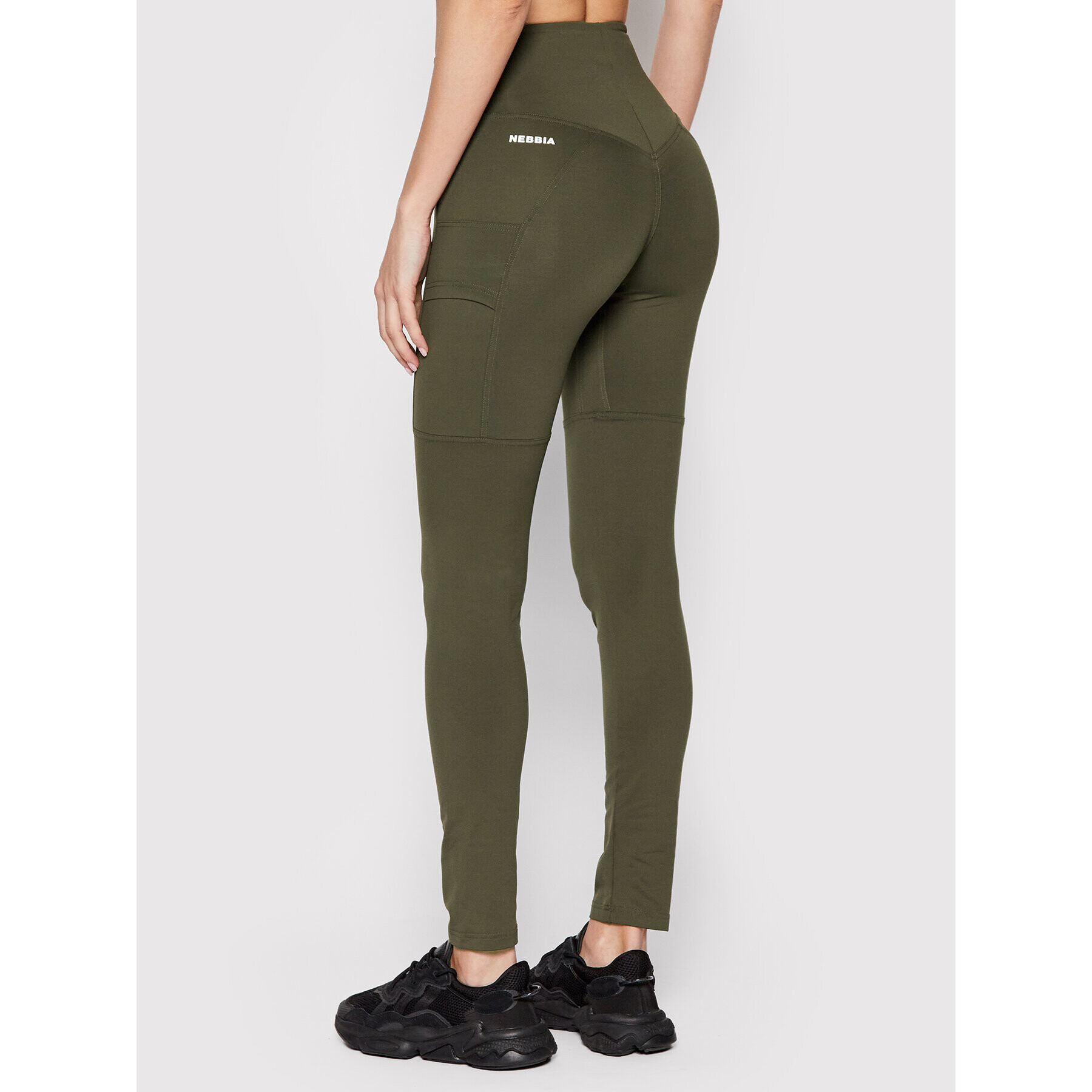 NEBBIA Pajkice High Waist Fitsmart 505 Zelena Slim Fit - Pepit.si