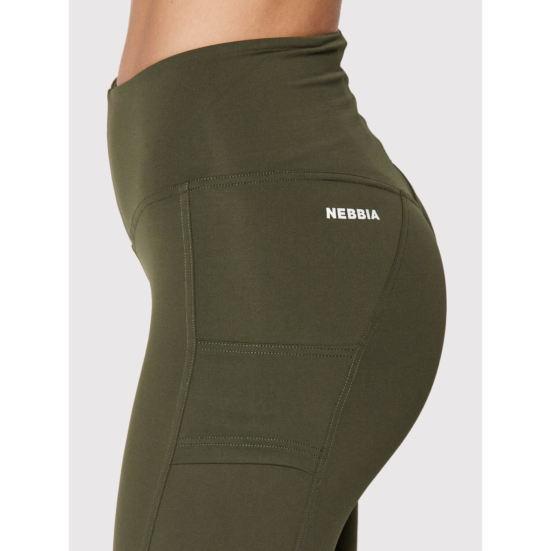 NEBBIA Pajkice High Waist Fitsmart 505 Zelena Slim Fit - Pepit.si