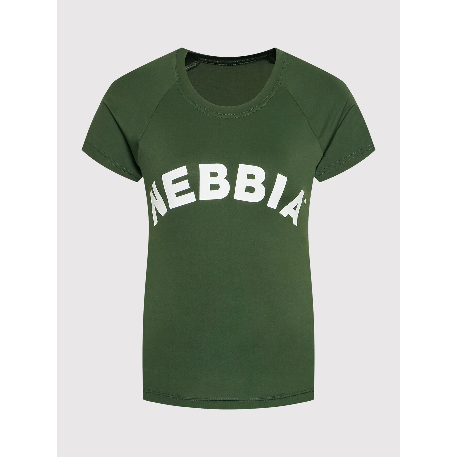 NEBBIA Športna majica Classic Hero 576 Zelena Slim Fit - Pepit.si