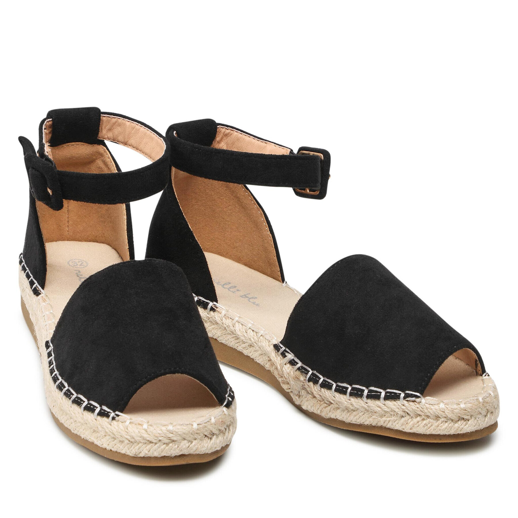 Nelli Blu Espadrile CM210805-1 Črna - Pepit.si