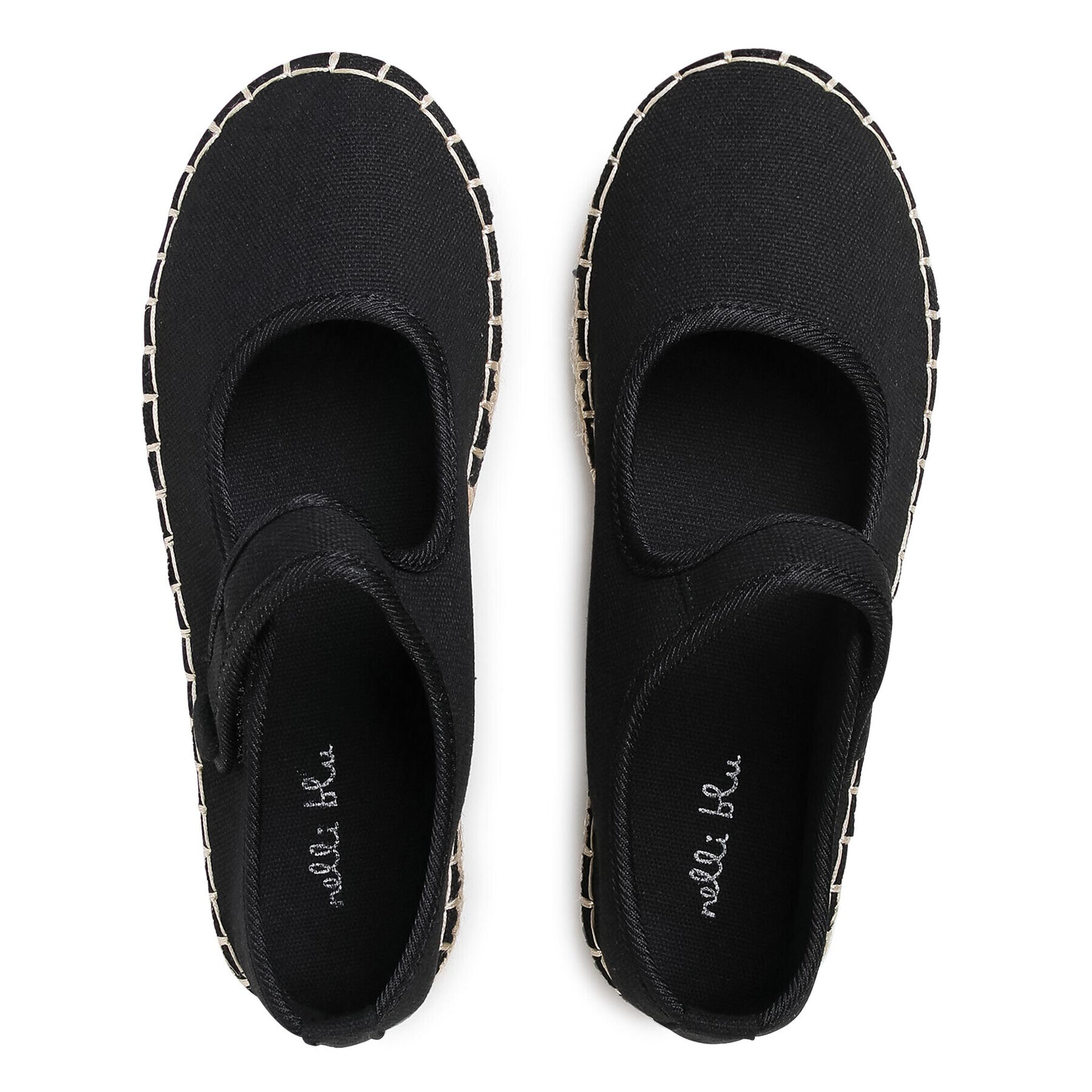 Nelli Blu Espadrile CSK1576-01 Črna - Pepit.si