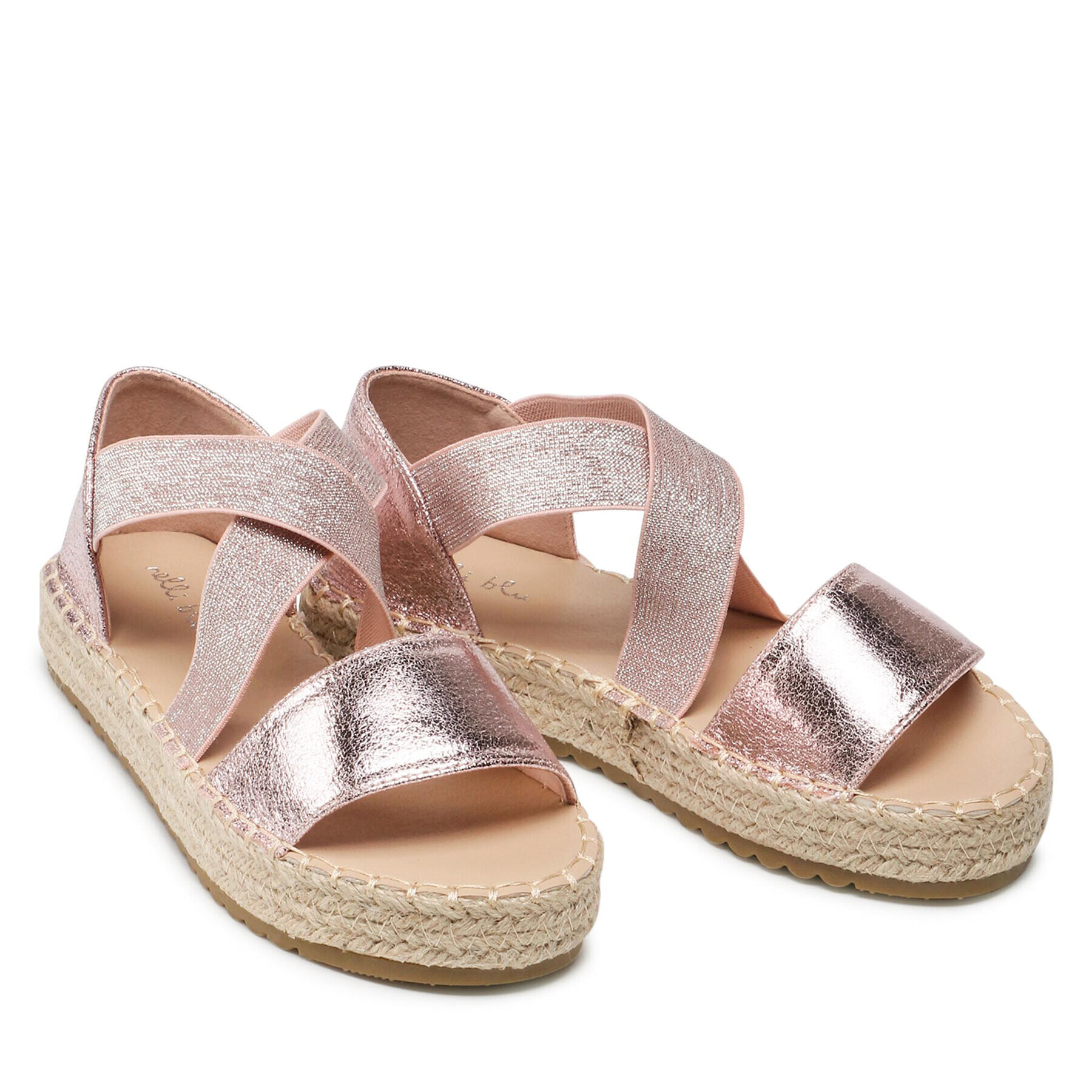 Nelli Blu Espadrile CSS20378-03 Roza - Pepit.si