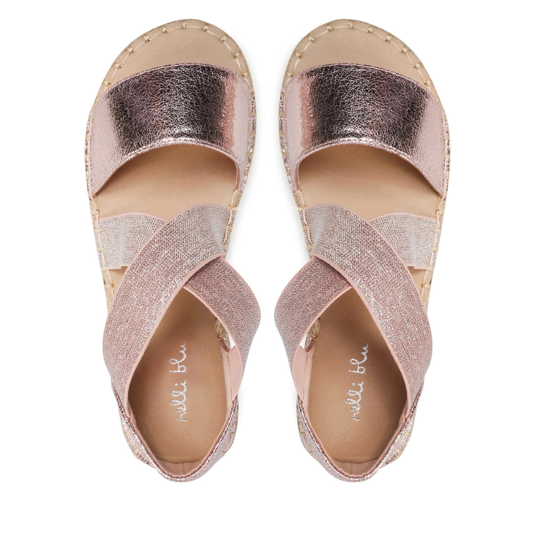 Nelli Blu Espadrile CSS20378-03 Roza - Pepit.si