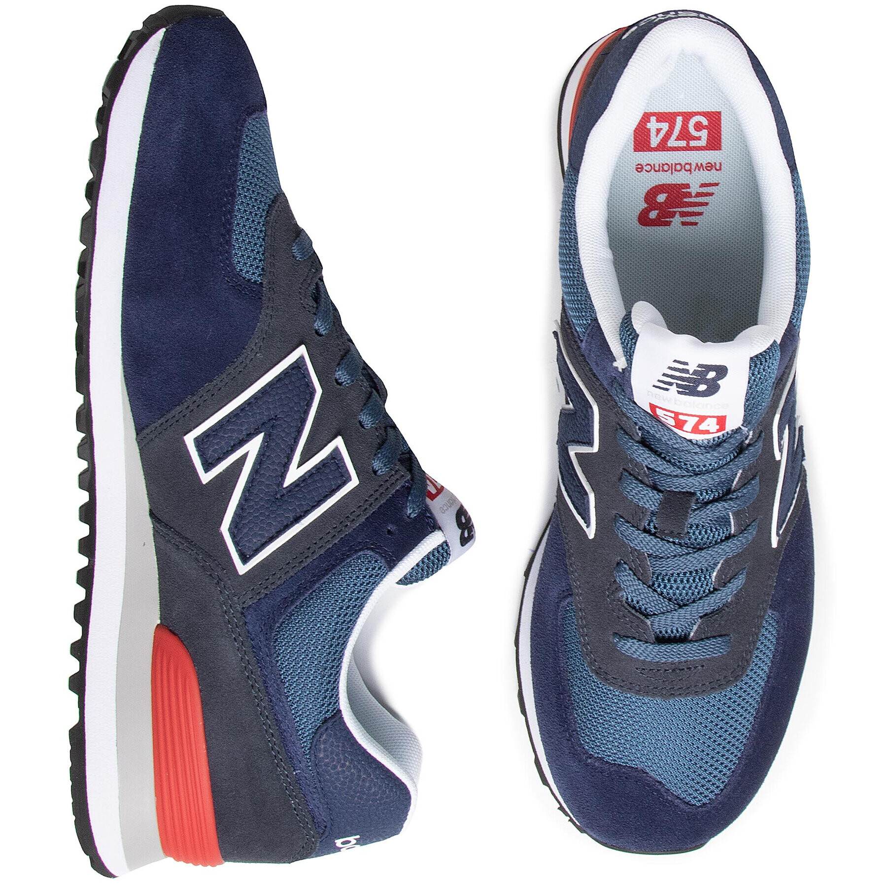 New Balance Superge ML574EAE Mornarsko modra - Pepit.si