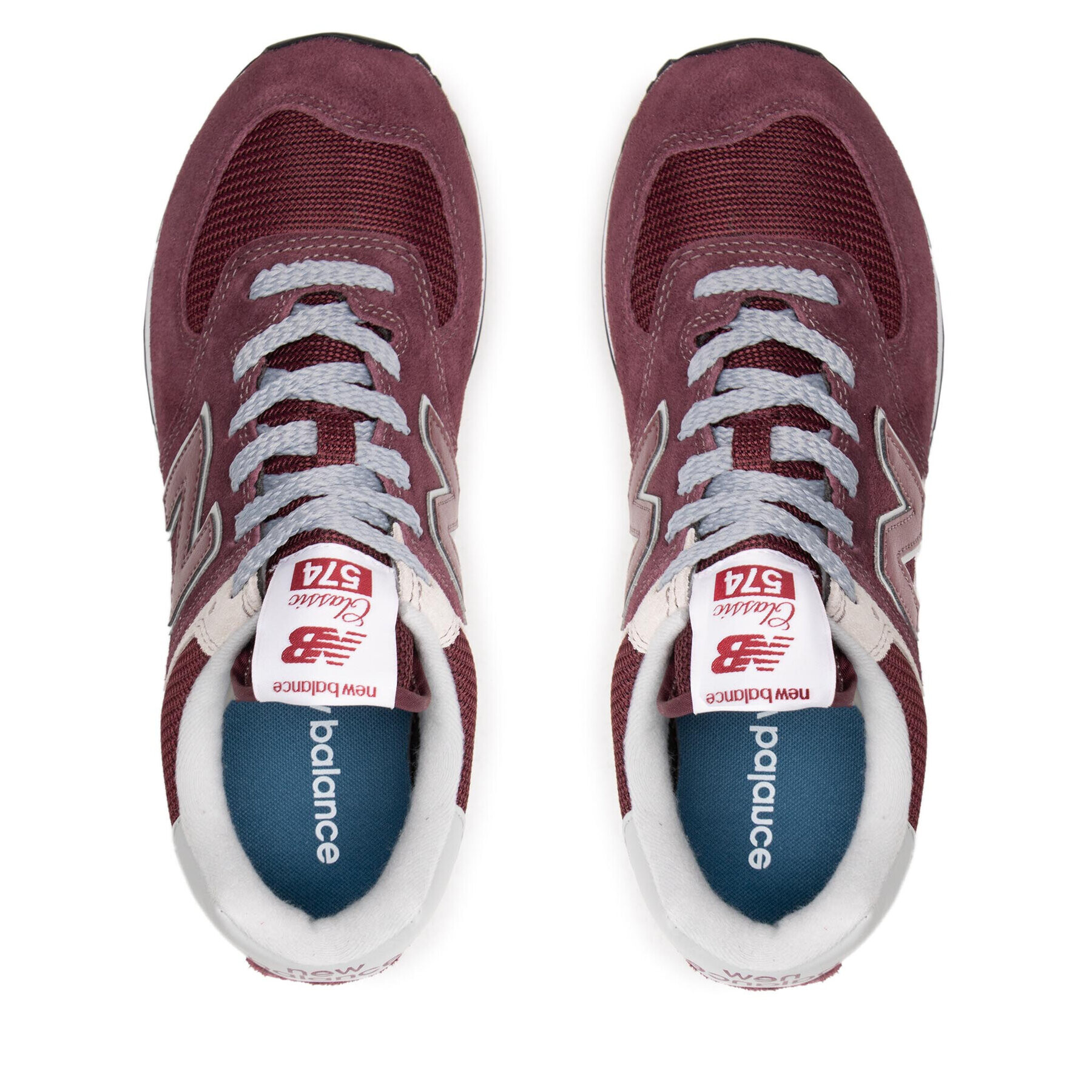 New Balance Superge ML574EGB Bordo rdeča - Pepit.si