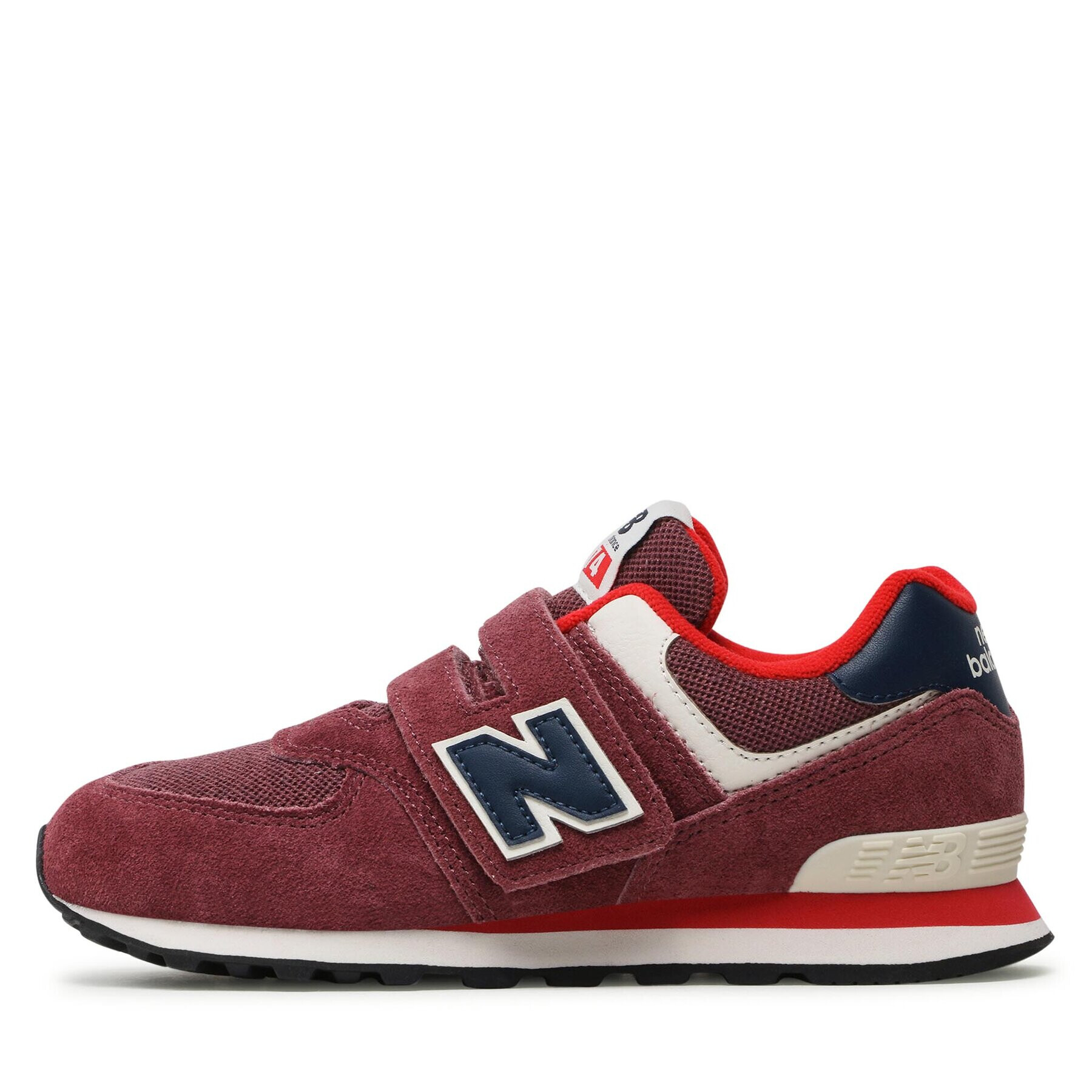 New Balance Superge PV574NX1 Bordo rdeča - Pepit.si