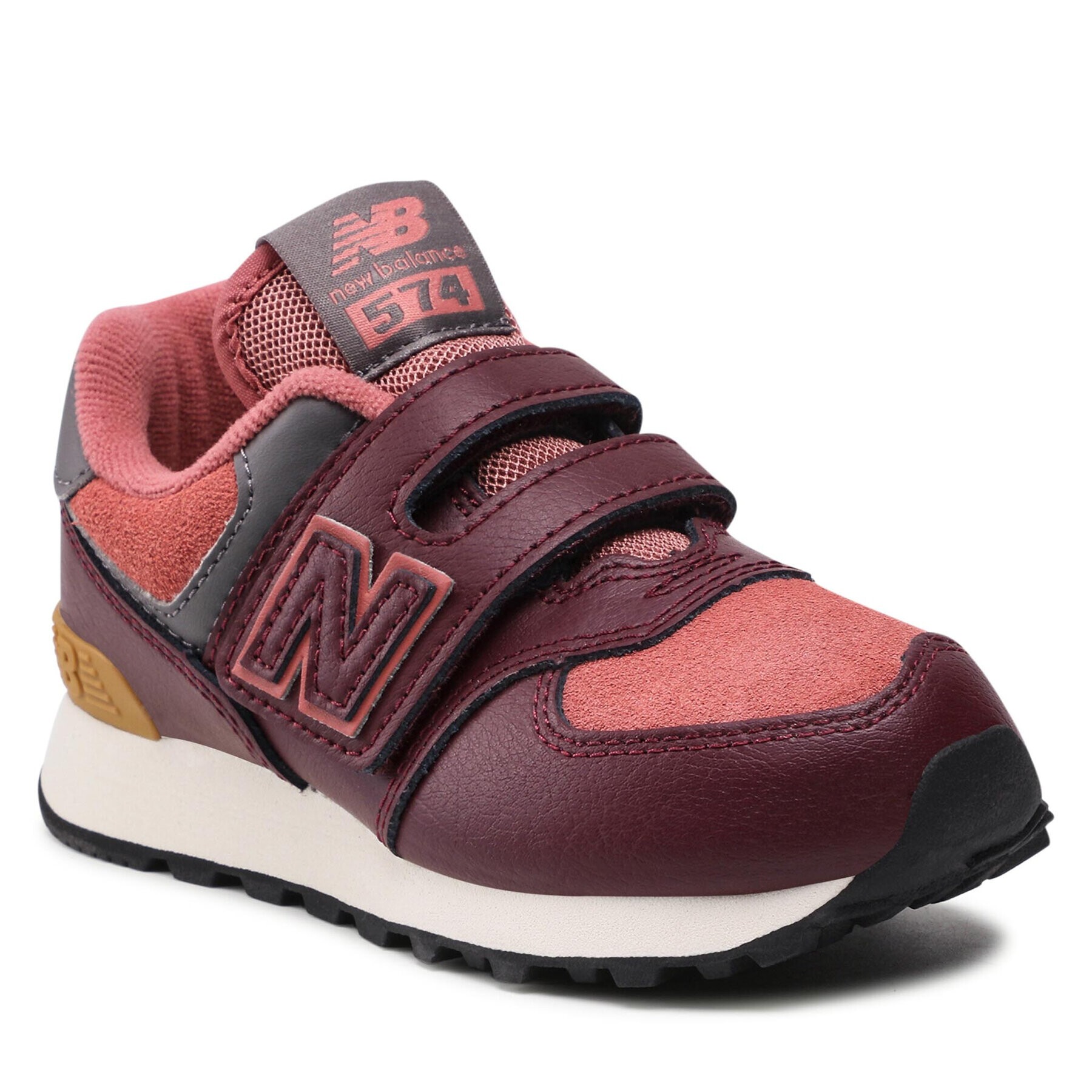 New Balance Superge PV574X1 Bordo rdeča - Pepit.si