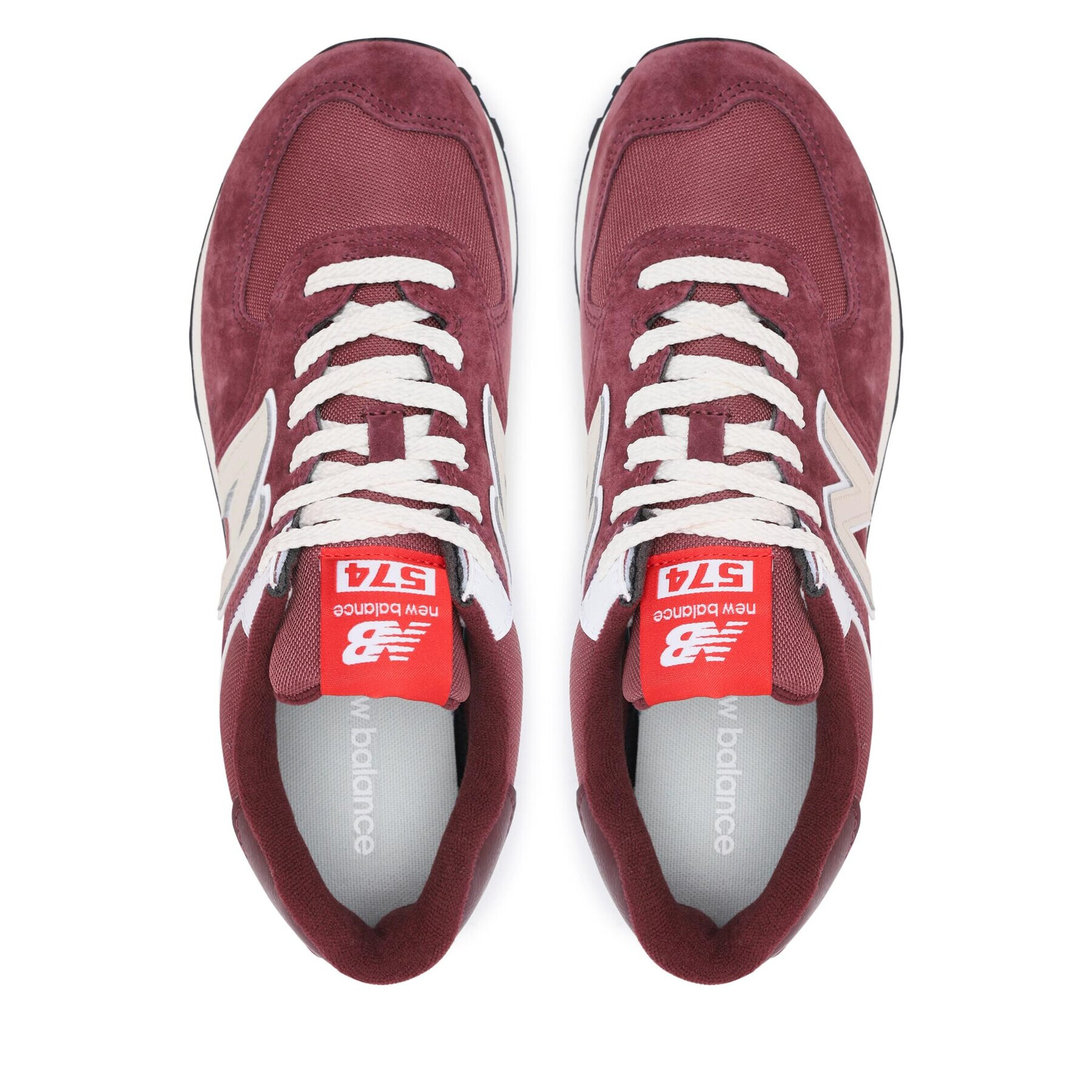 New Balance Superge U574HMG Bordo rdeča - Pepit.si