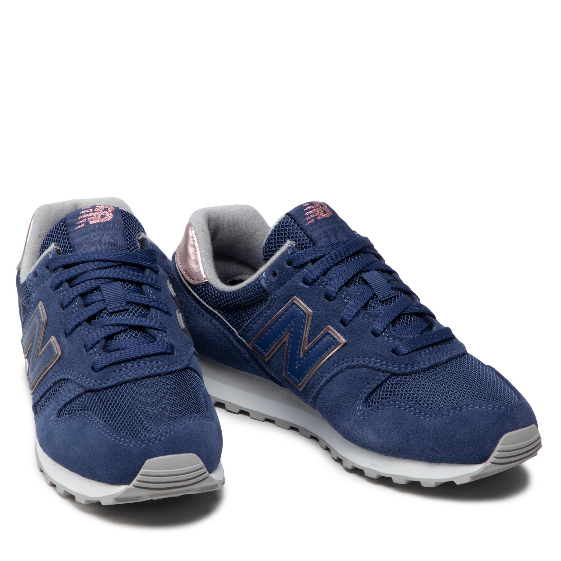 New Balance Superge WL373FP2 Mornarsko modra - Pepit.si