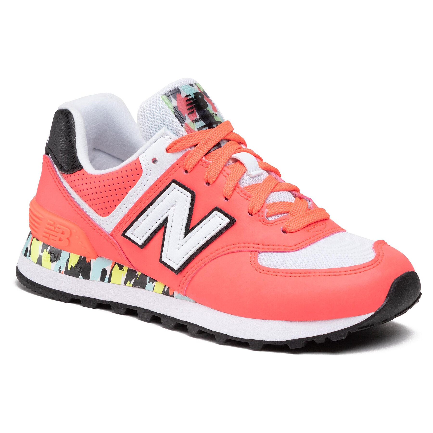 New Balance Superge WL574CU2 Oranžna - Pepit.si