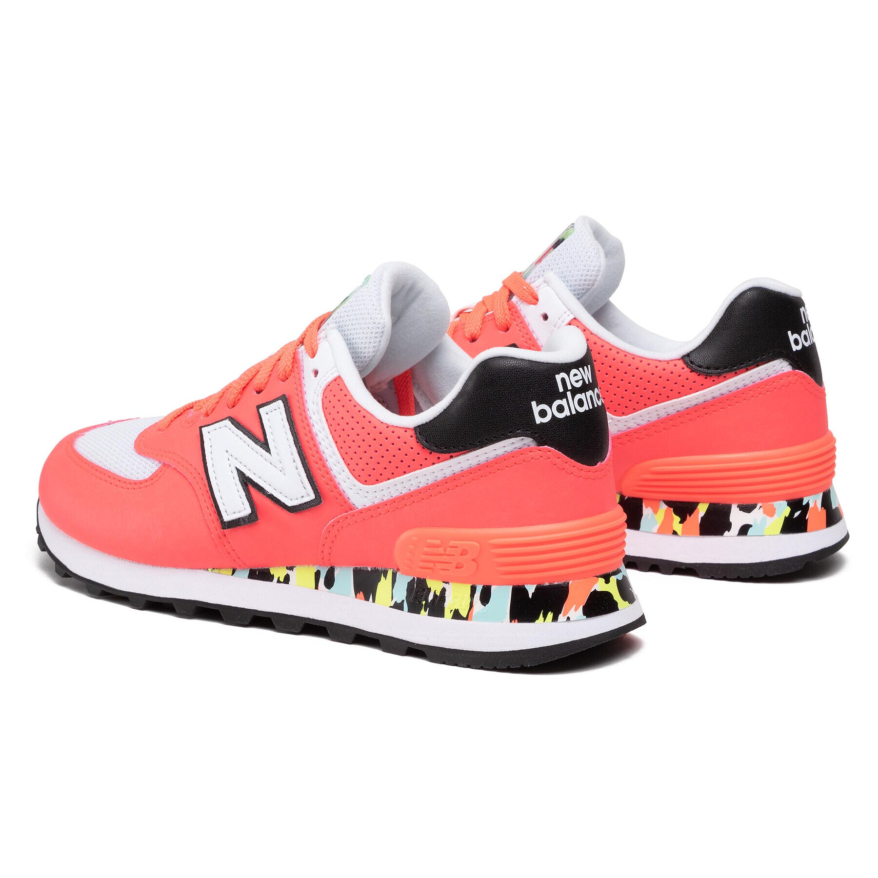 New Balance Superge WL574CU2 Oranžna - Pepit.si