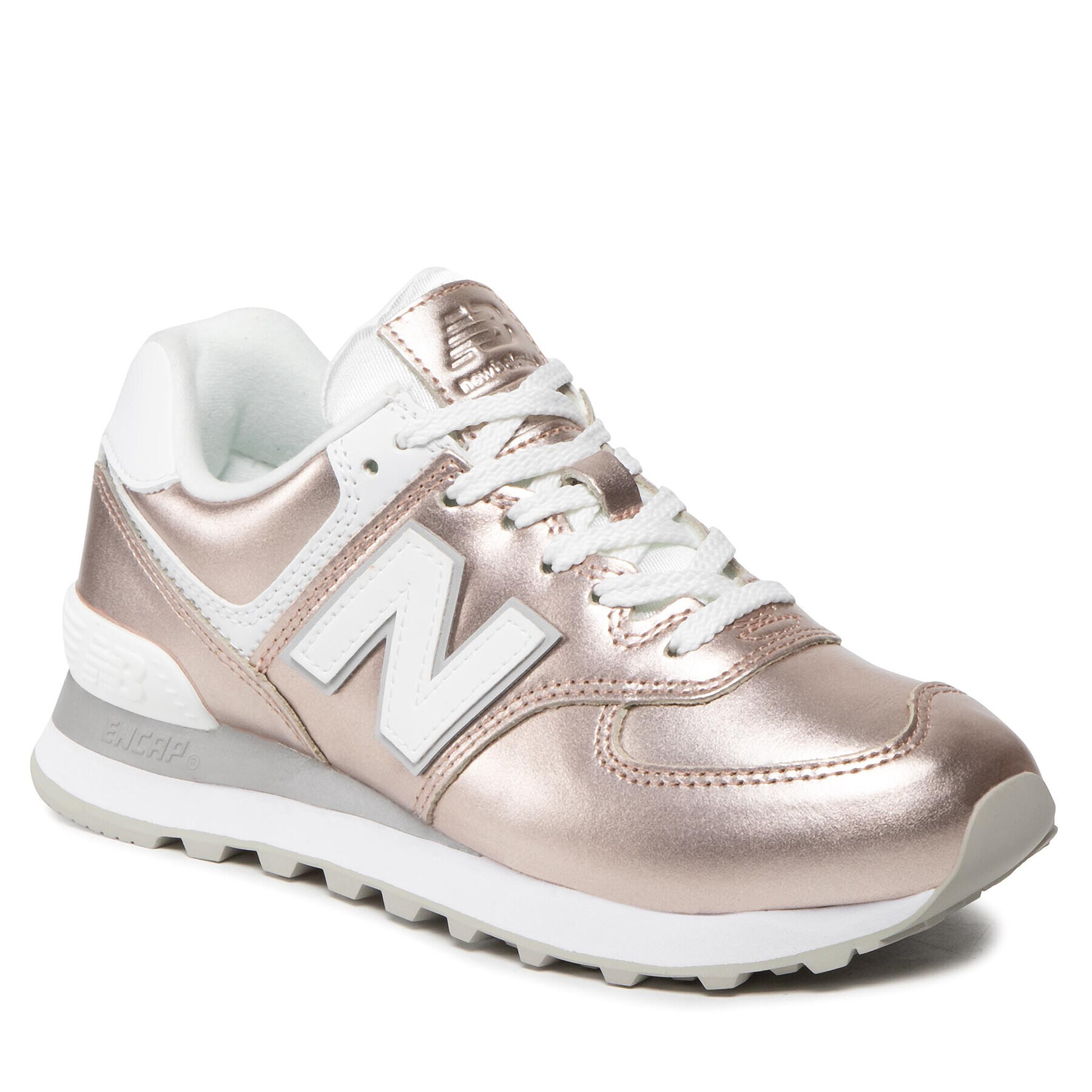 New Balance Superge WL574LB2 Roza - Pepit.si