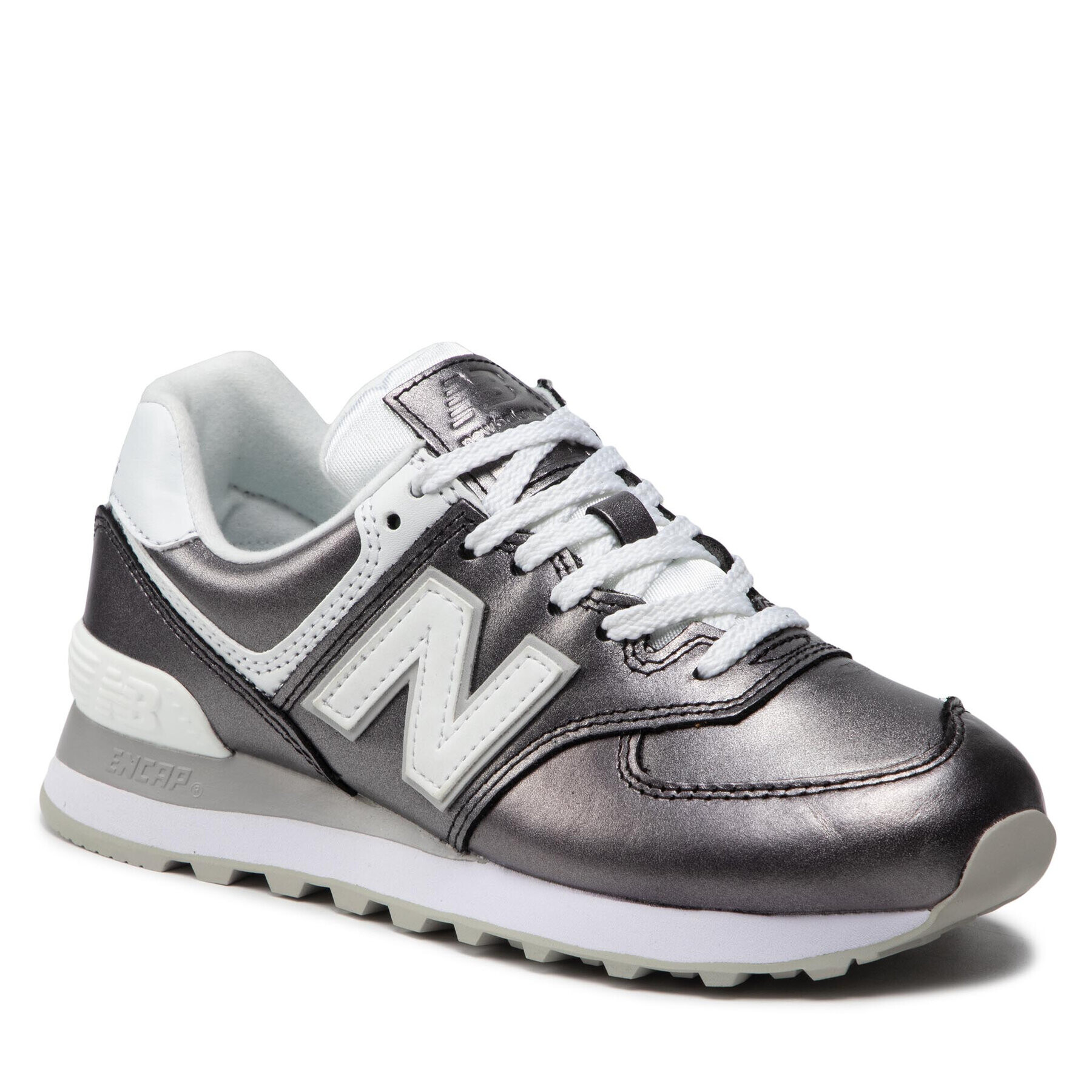 New Balance Superge WL574LD2 Srebrna - Pepit.si