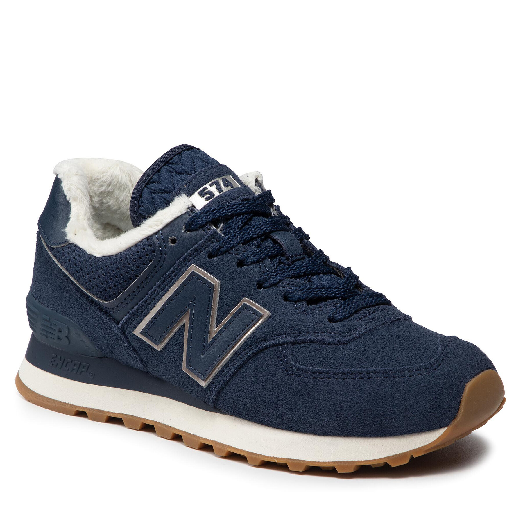 New Balance Superge WL574LX2 Mornarsko modra - Pepit.si