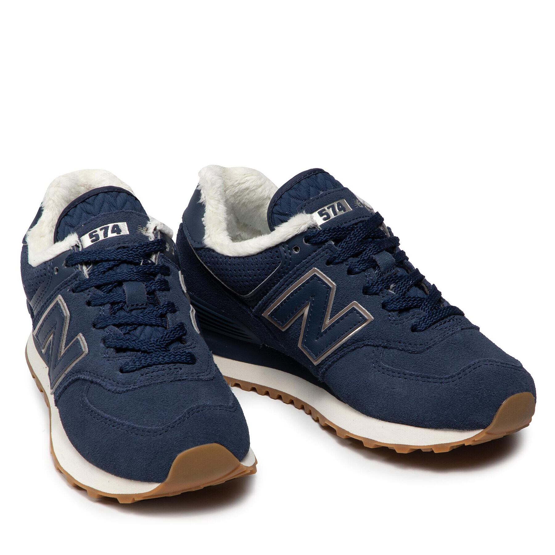 New Balance Superge WL574LX2 Mornarsko modra - Pepit.si