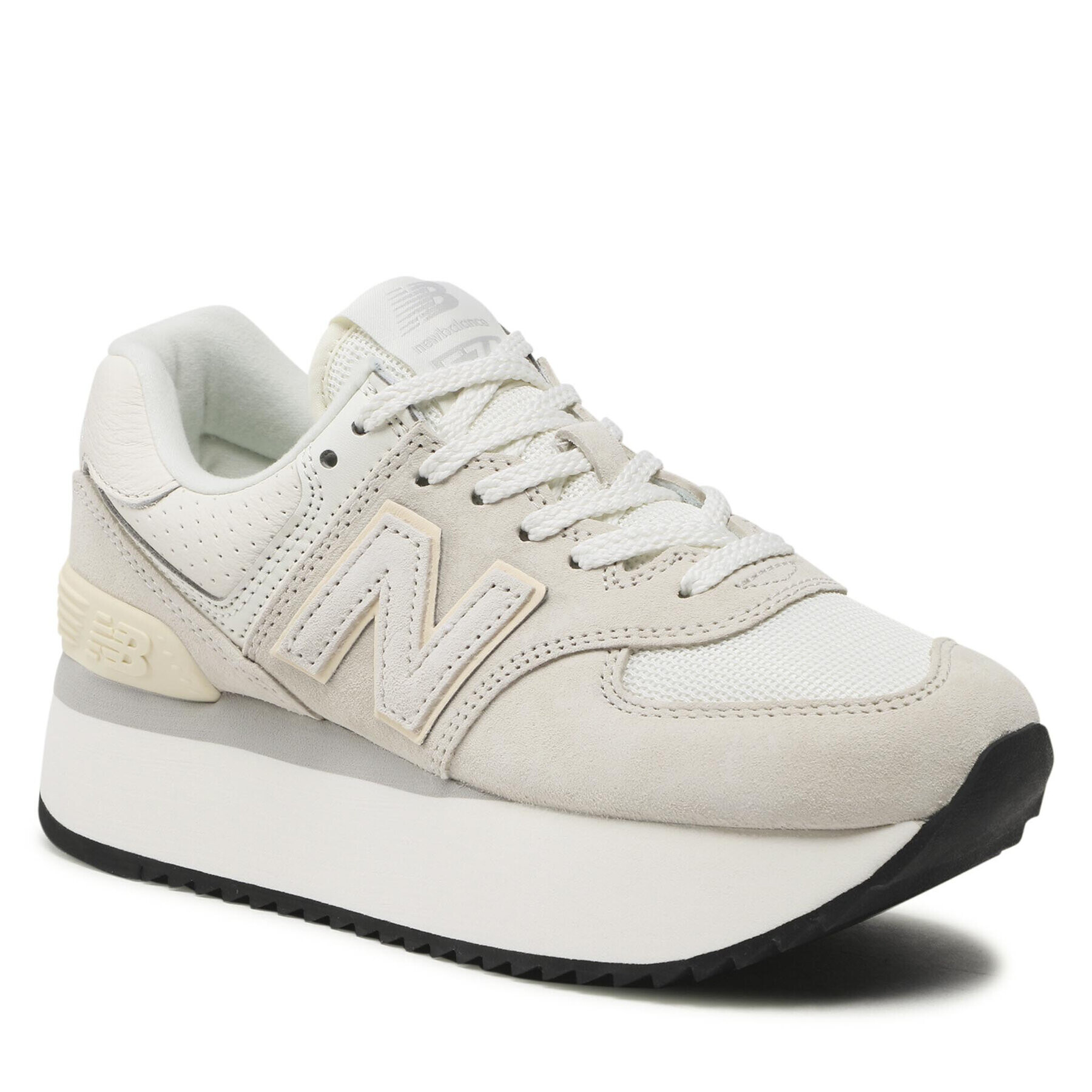 New Balance Superge WL574ZAA Bela - Pepit.si