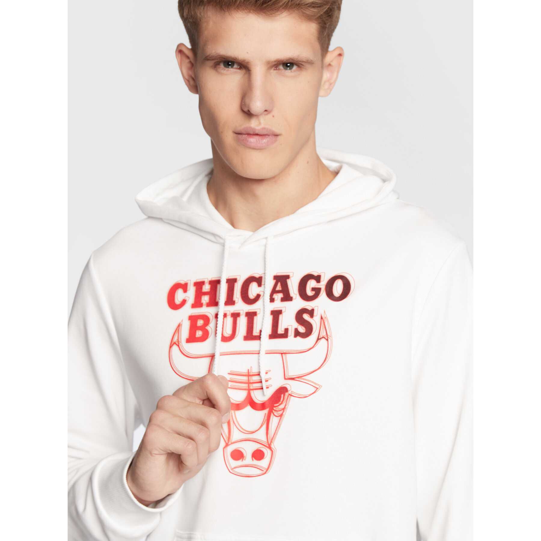 New Era Jopa Chicago Bulls NBA Neon Fade 60284691 Bela Regular Fit - Pepit.si