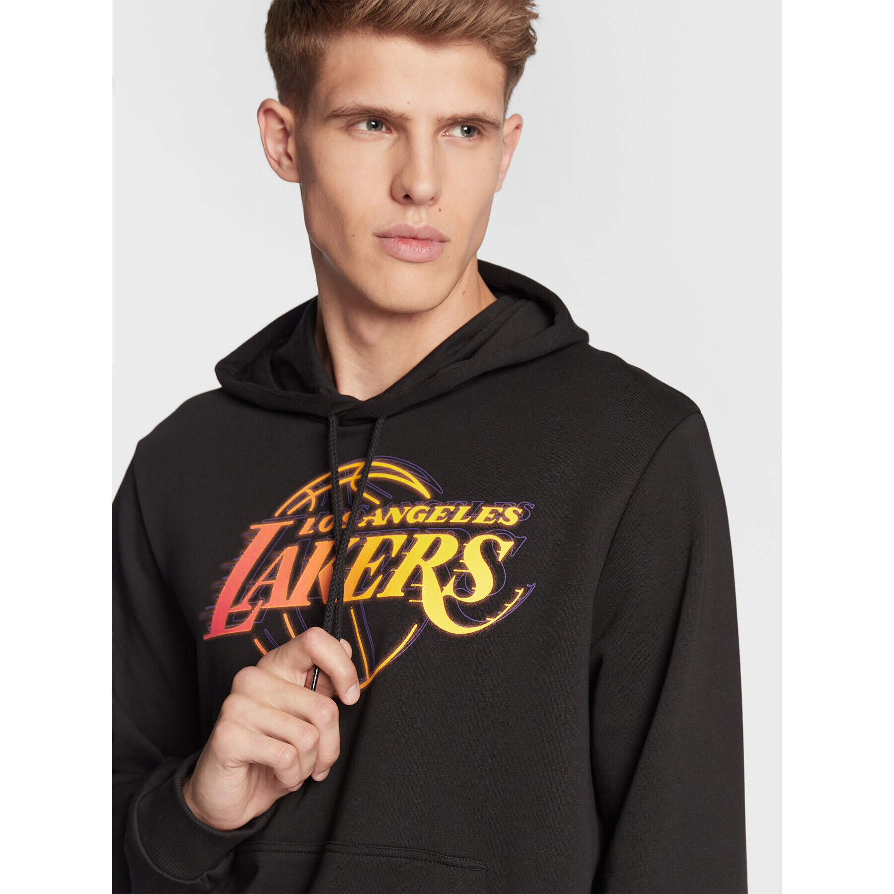 New Era Jopa LA Lakers NBA Neon Fade 60284693 Črna Regular Fit - Pepit.si