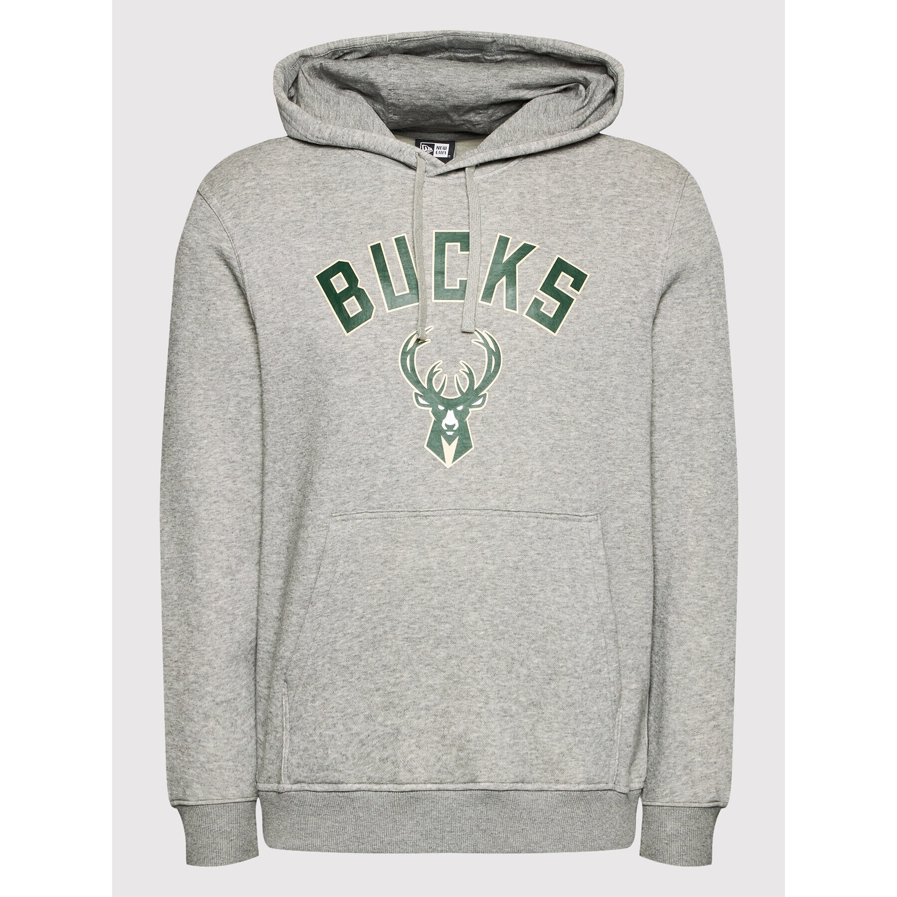 New Era Jopa Milwaukee Bucks Team Logo 11546172 Siva Regular Fit - Pepit.si