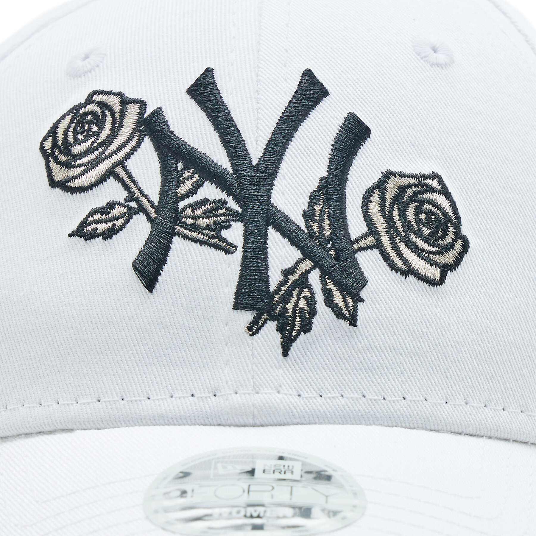 New Era Kapa s šiltom Floral Metalli 60298689 Bela - Pepit.si