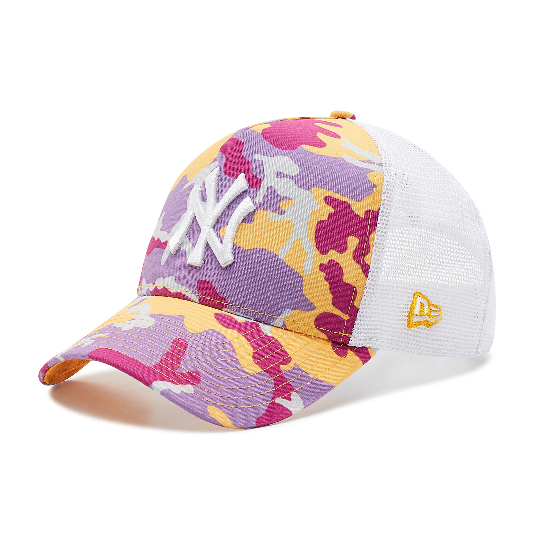 New Era Kapa s šiltom New York Yankees Camo Pack A-Frame 60240647 Roza - Pepit.si