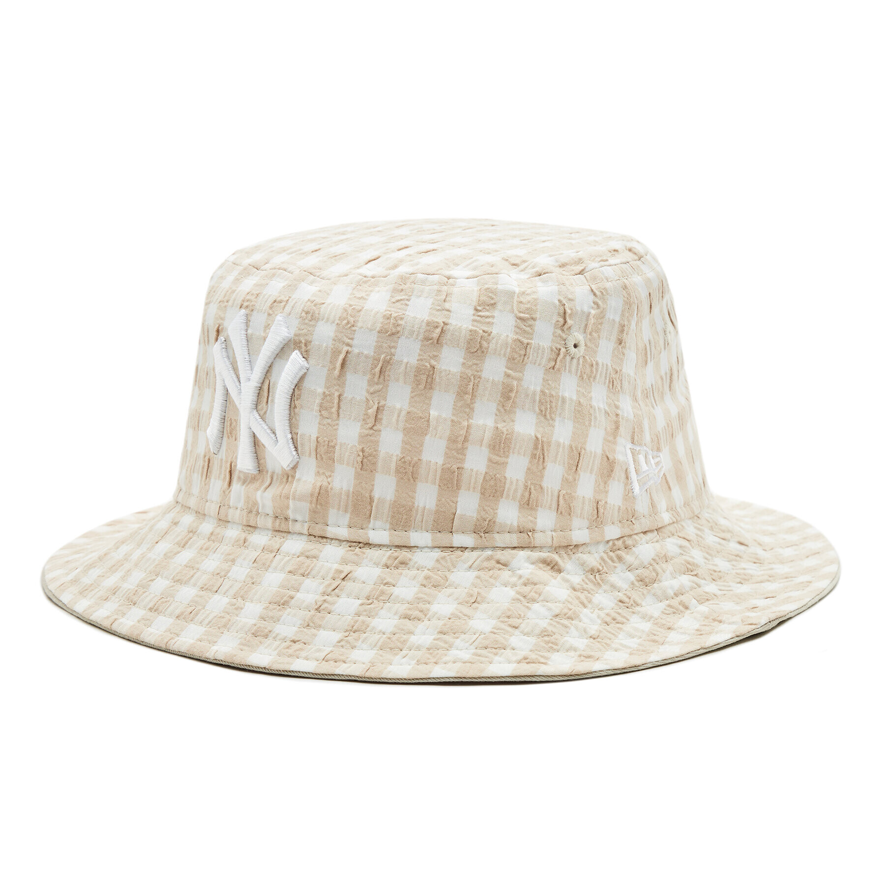 New Era Klobuk Gingham Tapere 60298643 Bež - Pepit.si