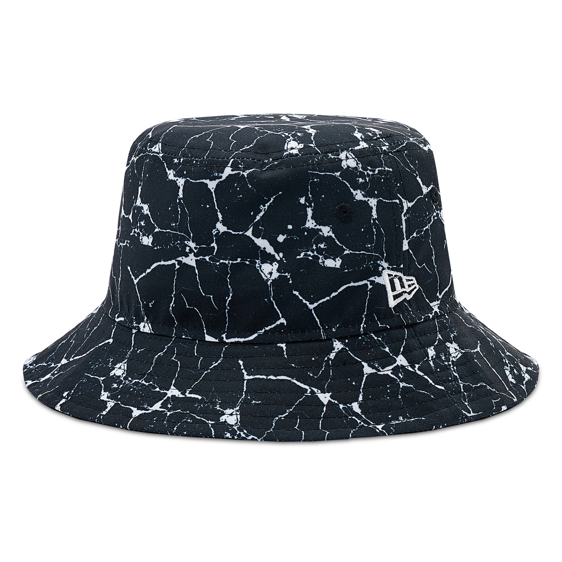 New Era Klobuk Marble Print Bucket Hat 60285236 Črna - Pepit.si