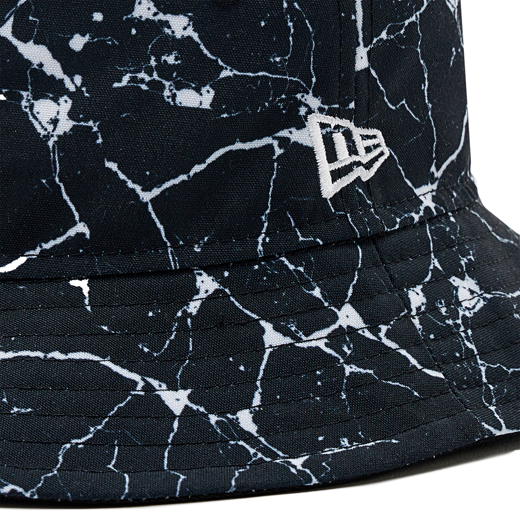 New Era Klobuk Marble Print Bucket Hat 60285236 Črna - Pepit.si