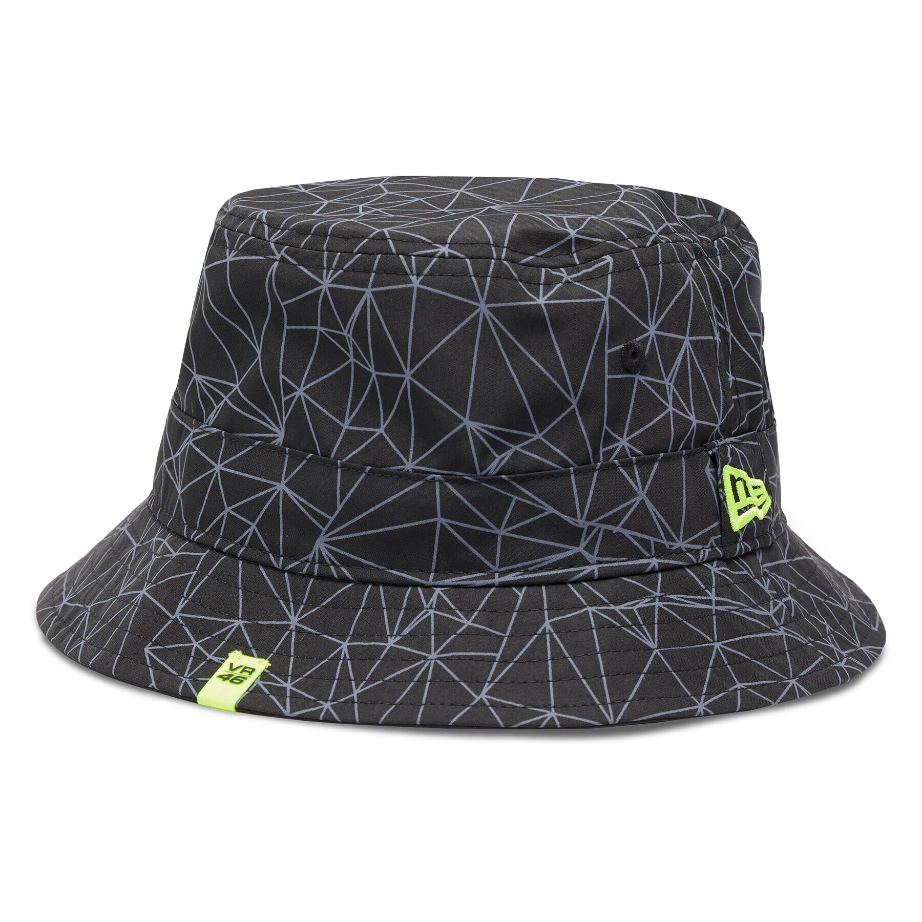 New Era Klobuk VR46 Geometric Print Bucket 60284499 Črna - Pepit.si