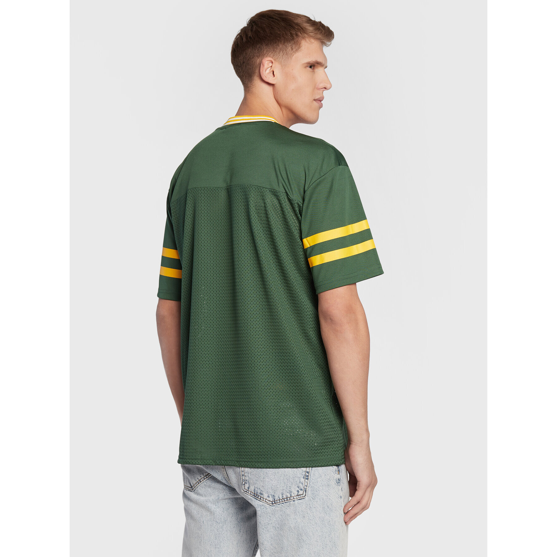 New Era Majica Green Bay Packes 12572540 Zelena Oversize - Pepit.si