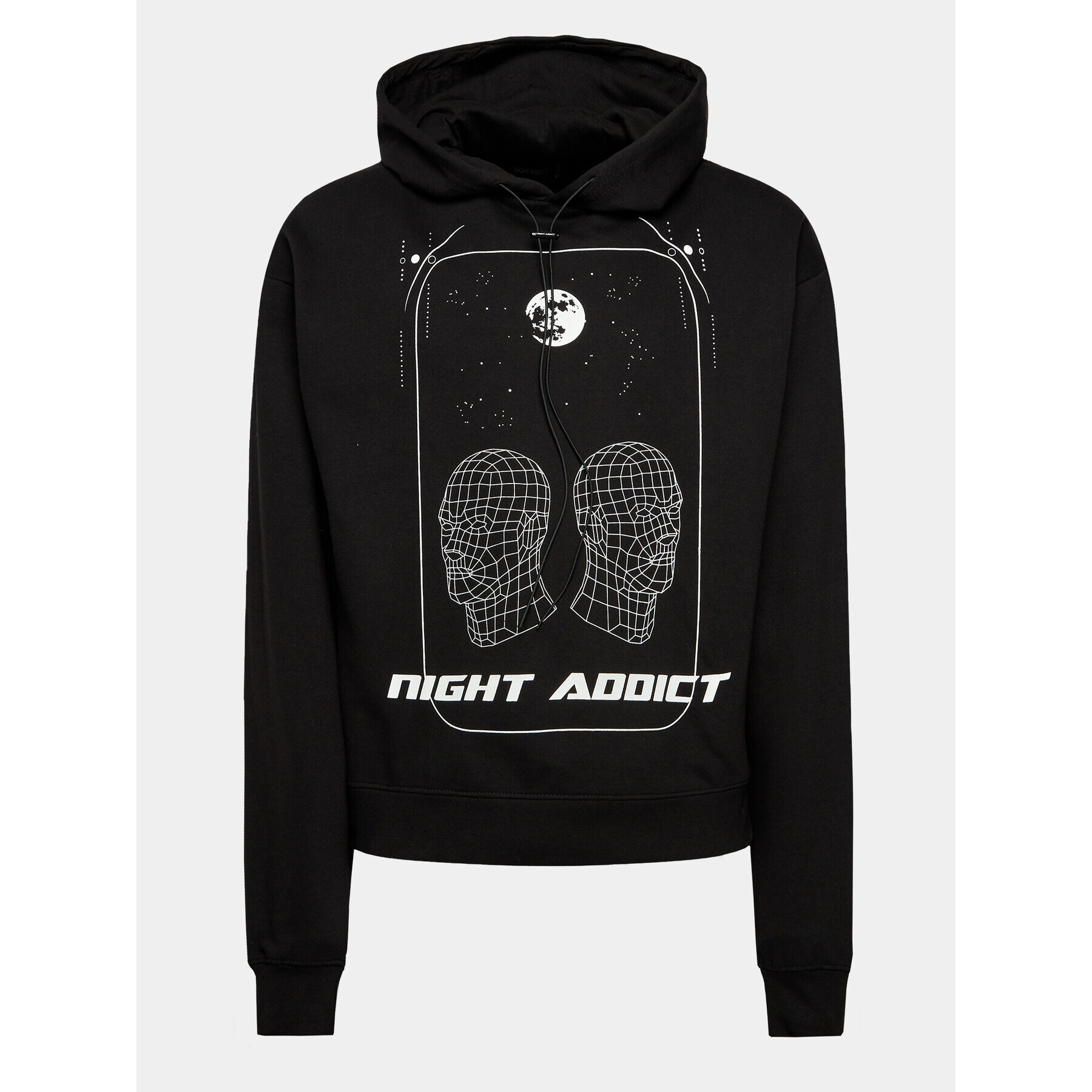 Night Addict Jopa MSS-NA4124DHEAD Črna Regular Fit - Pepit.si