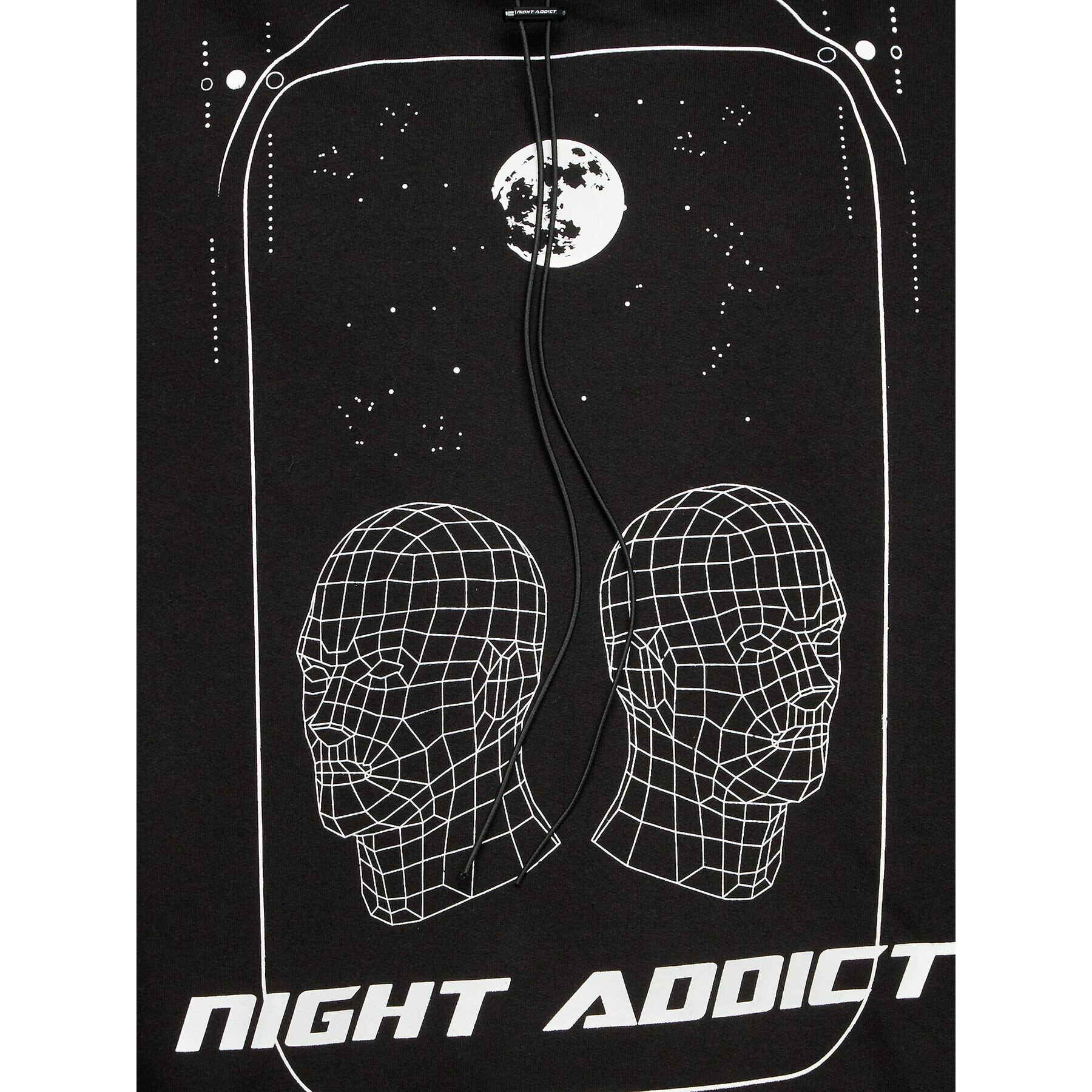 Night Addict Jopa MSS-NA4124DHEAD Črna Regular Fit - Pepit.si