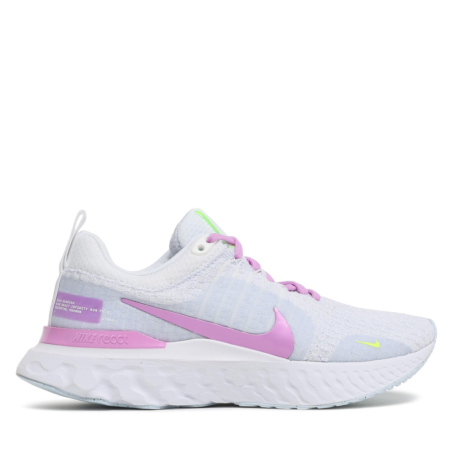 Nike Čevlji React Infinity Run Fk 3 DZ3016 100 Bela - Pepit.si