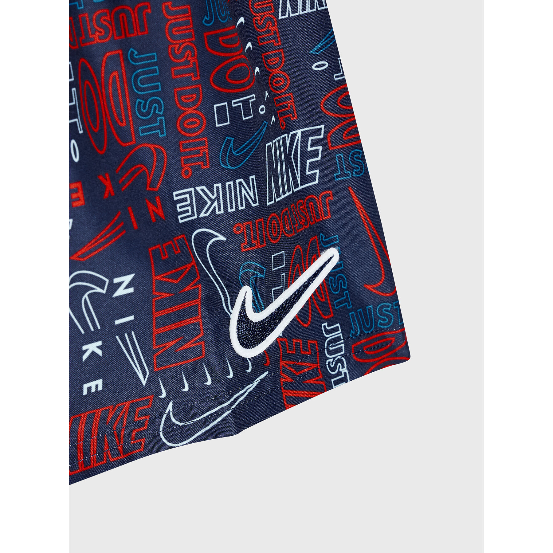 Nike Kopalne hlače Logo Mashup NESSC791 Mornarsko modra Regular Fit - Pepit.si