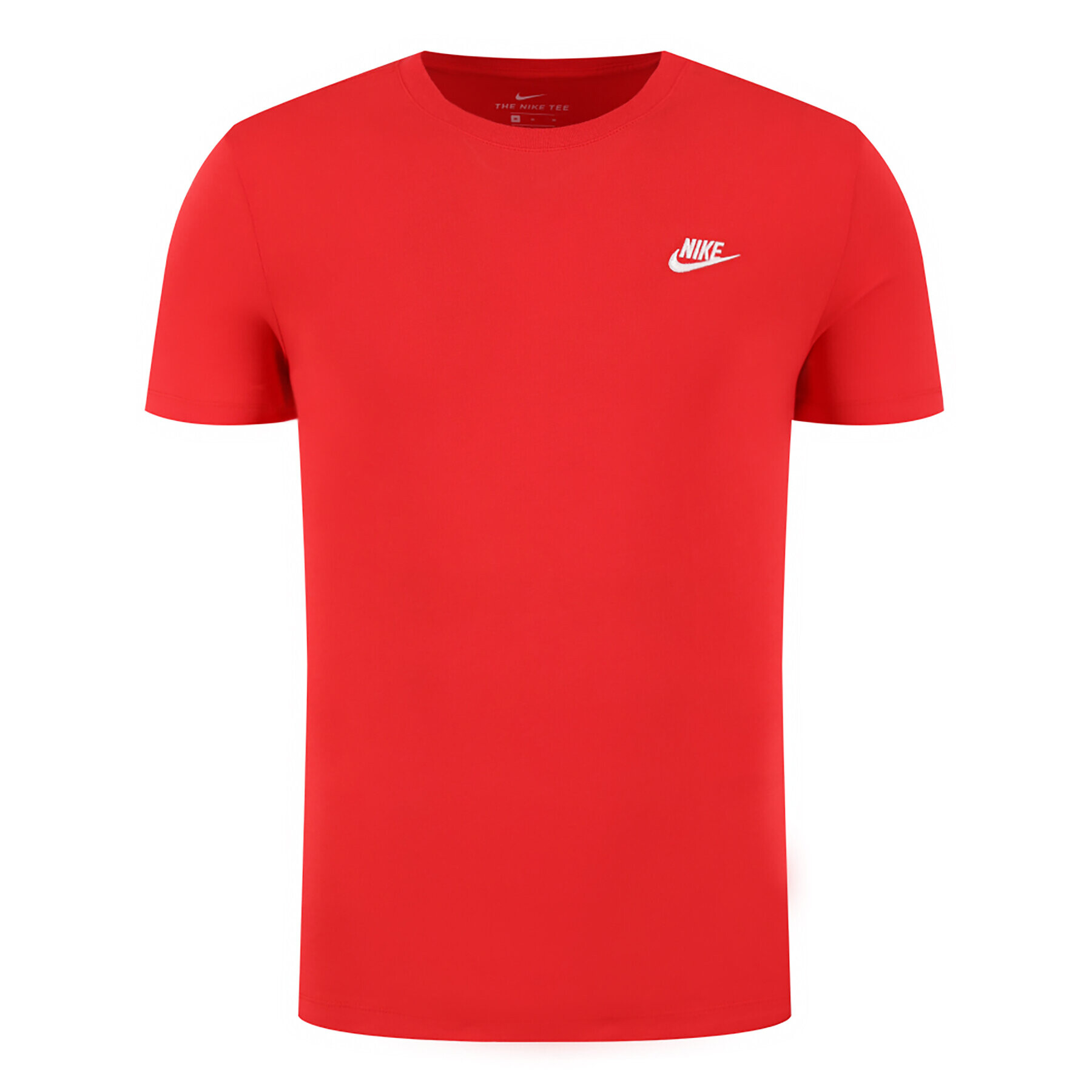 Nike Majica Sportswear Club AR4997 Rdeča Regular Fit - Pepit.si