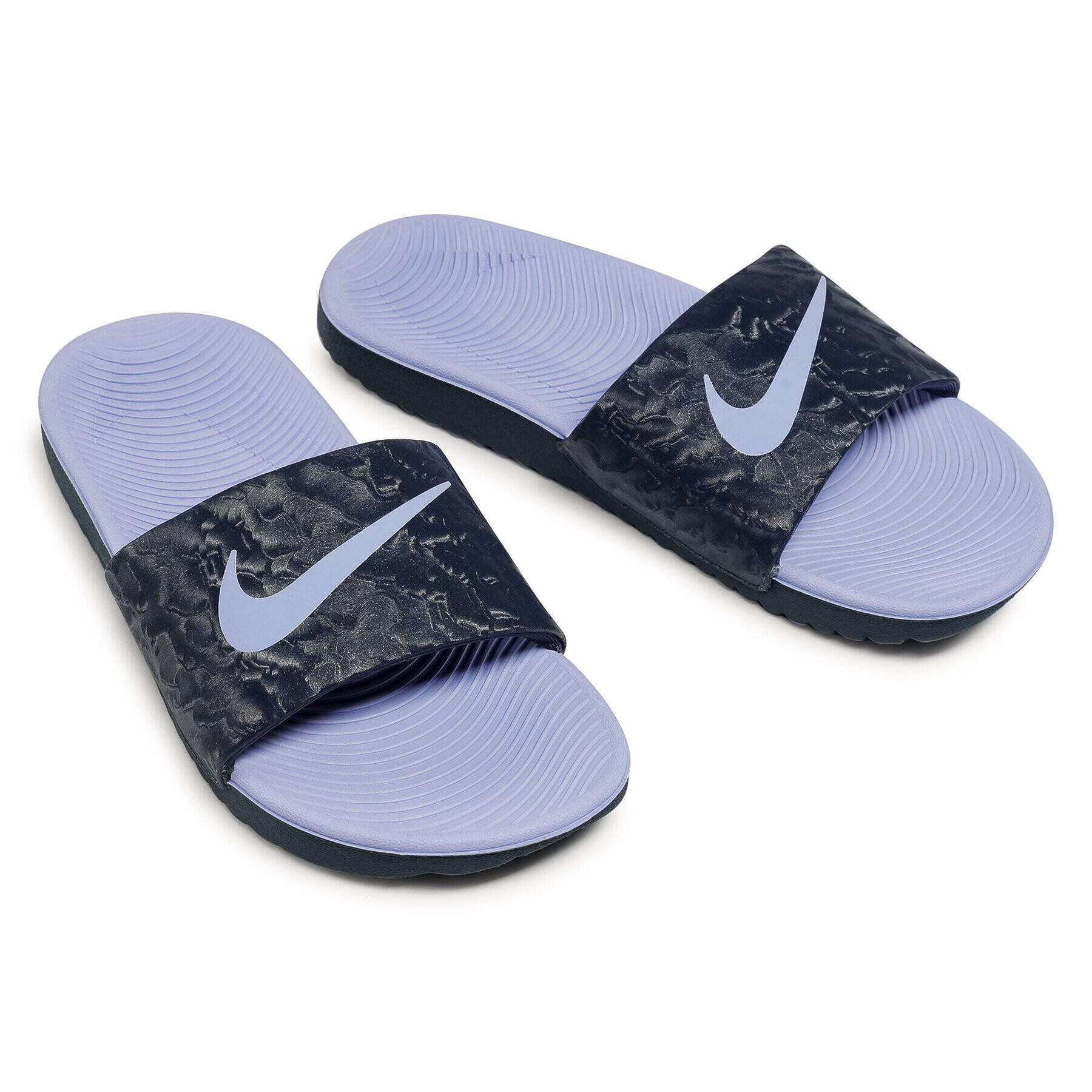 Nike Natikači Kawa Slide (GS/PS) 819352 405 Črna - Pepit.si