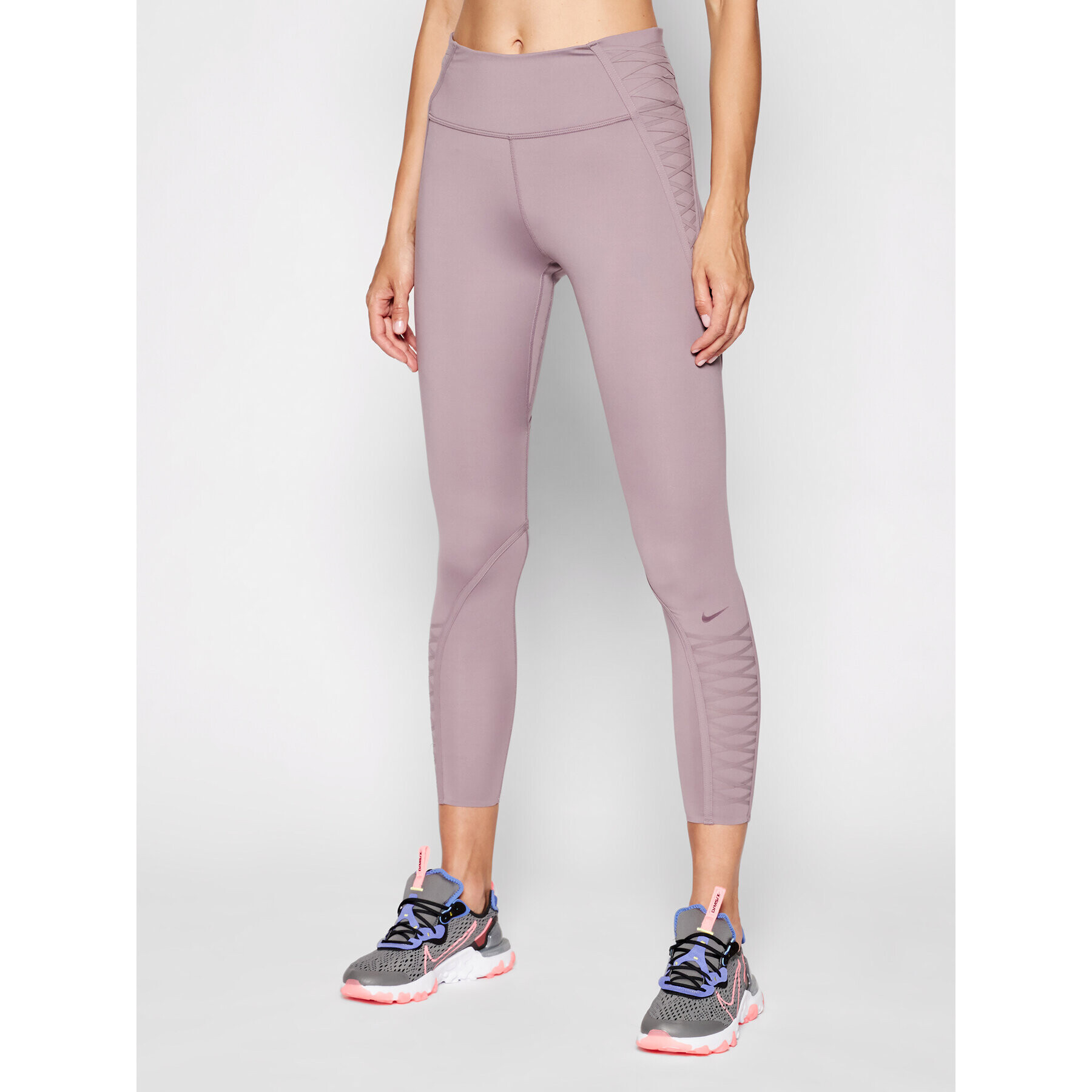 Nike Pajkice One Luxe CZ9932 Vijolična Tight Fit - Pepit.si