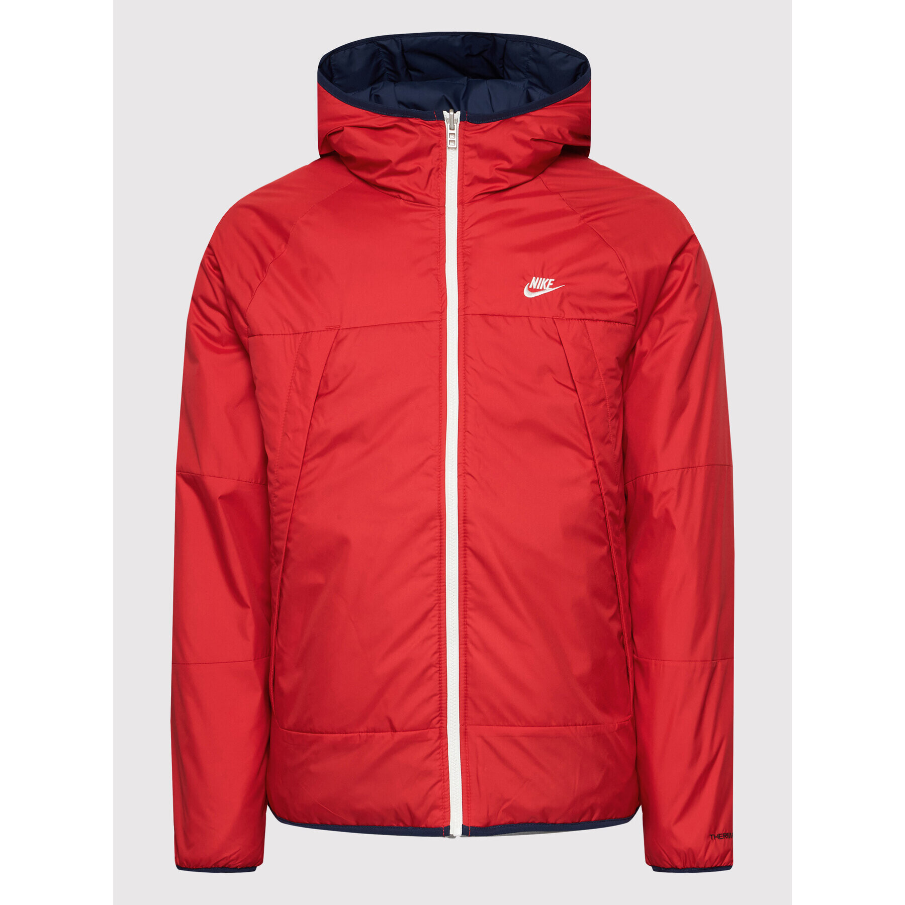 Nike Prehodna jakna Sportswear Therma-Fit Legacy DH2783 Mornarsko modra Regular Fit - Pepit.si