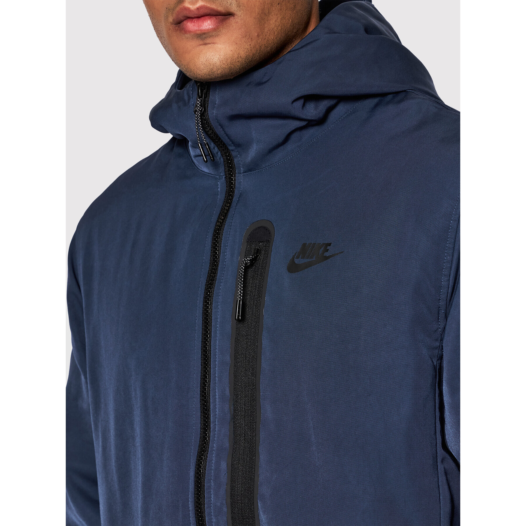 Nike Prehodna jakna Tech Essentials CU4485 Mornarsko modra Regular Fit - Pepit.si