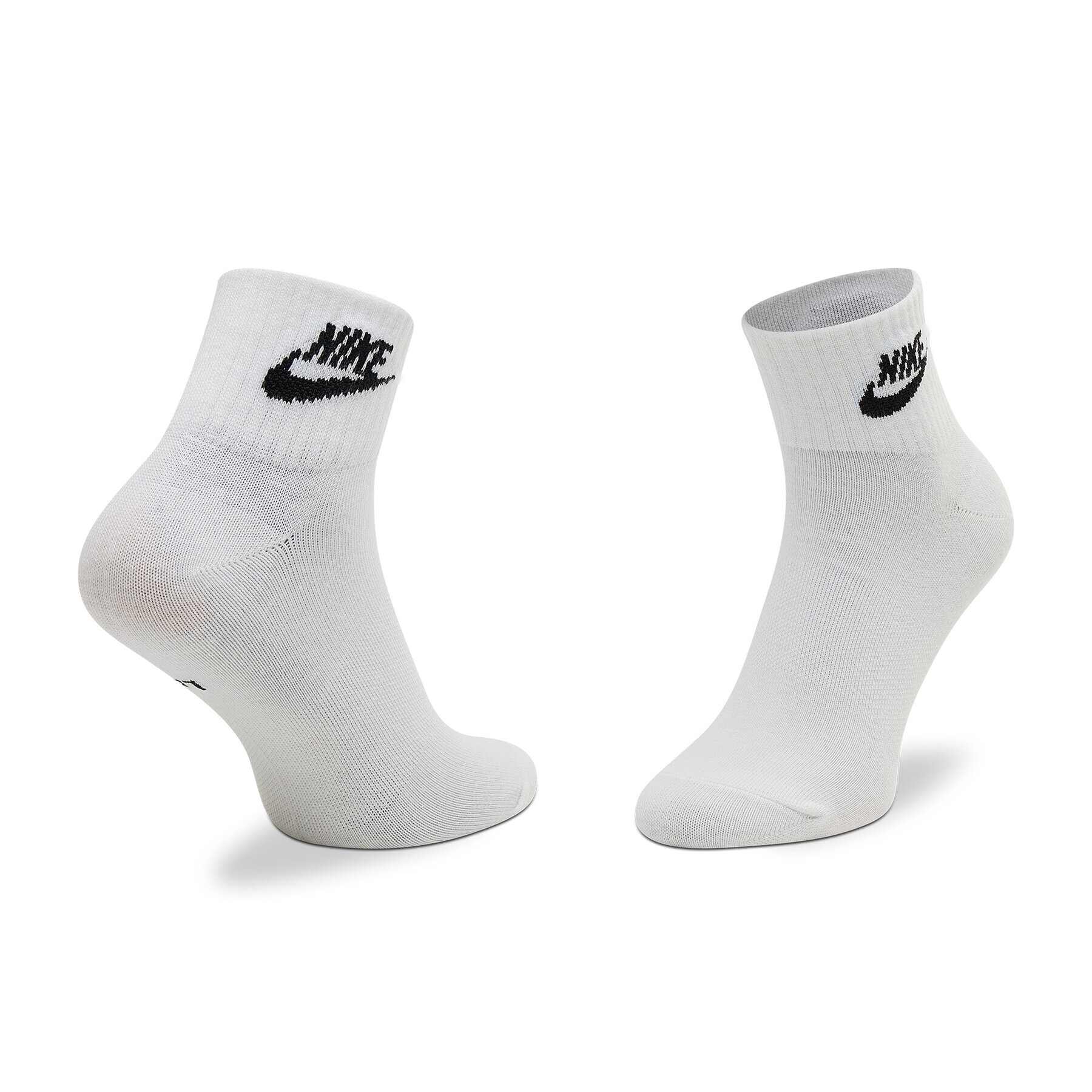 Nike Set 3 parov unisex nizkih nogavic SK0110-911 Bela - Pepit.si