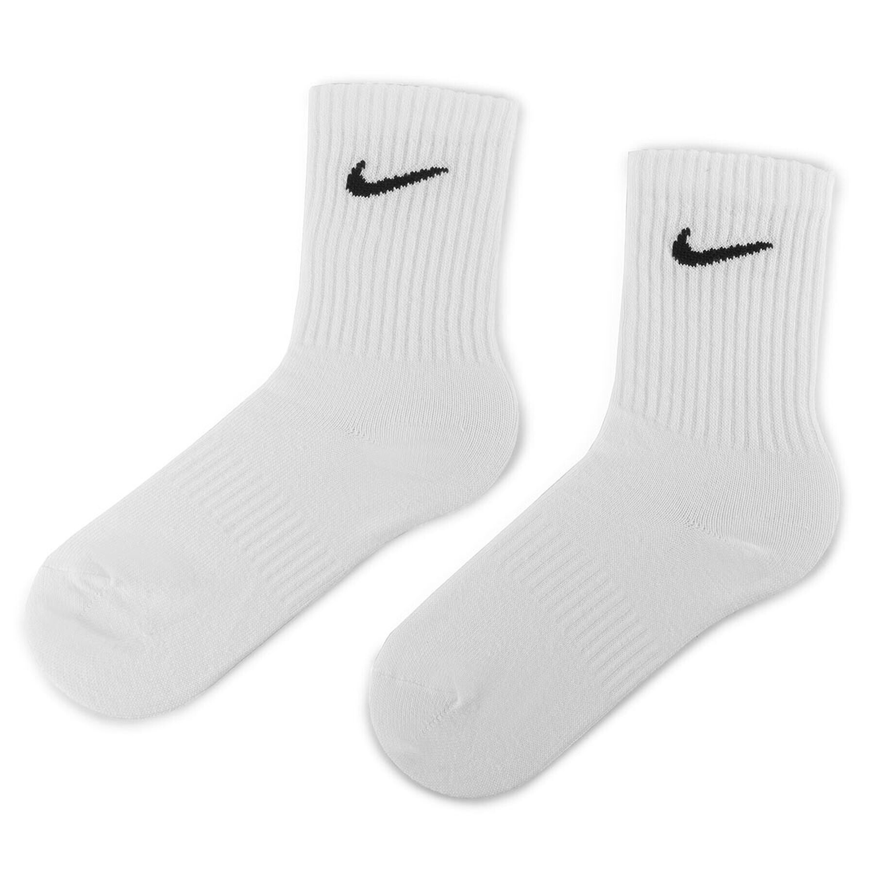 Nike Set 3 parov unisex visokih nogavic SX7676 100 Bela - Pepit.si