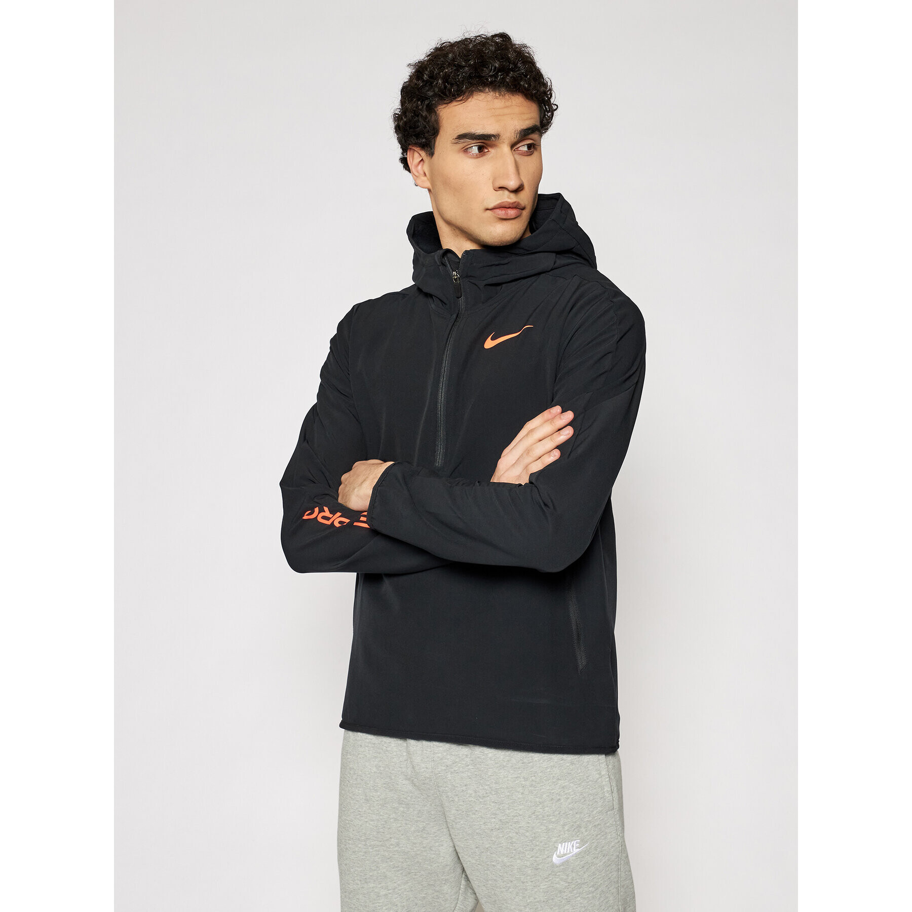 Nike Športna jopa Pro CZ1510 Črna Standard Fit - Pepit.si