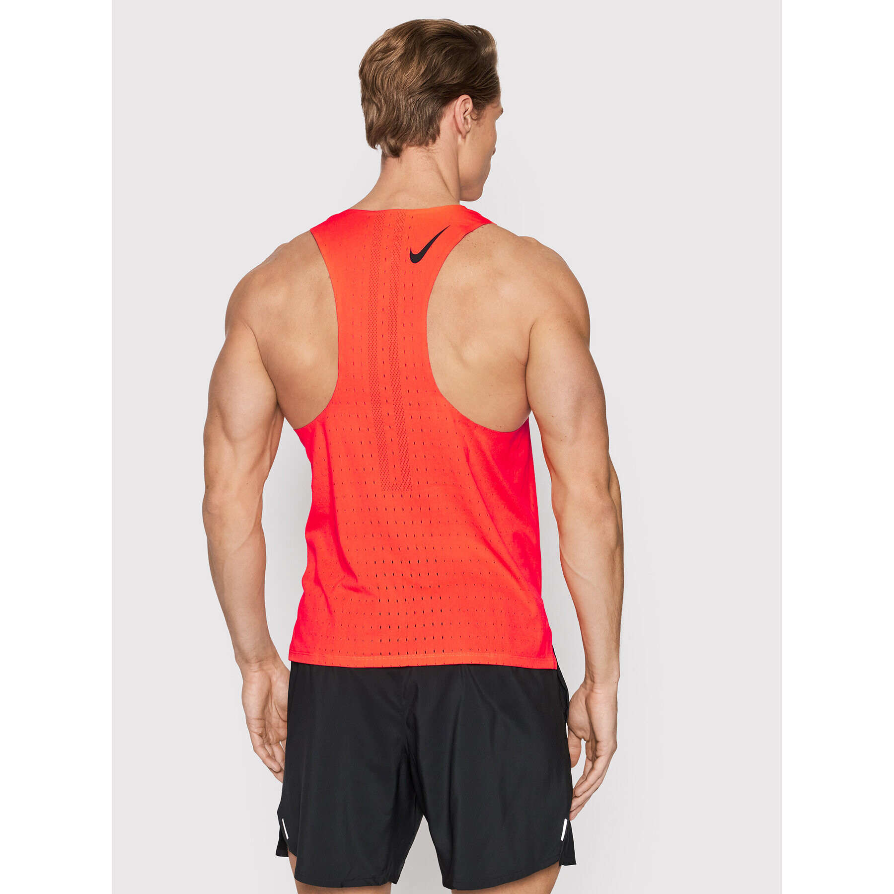 Nike Športna majica Aeroswift Singlet CJ7835 Oranžna Slim Fit - Pepit.si